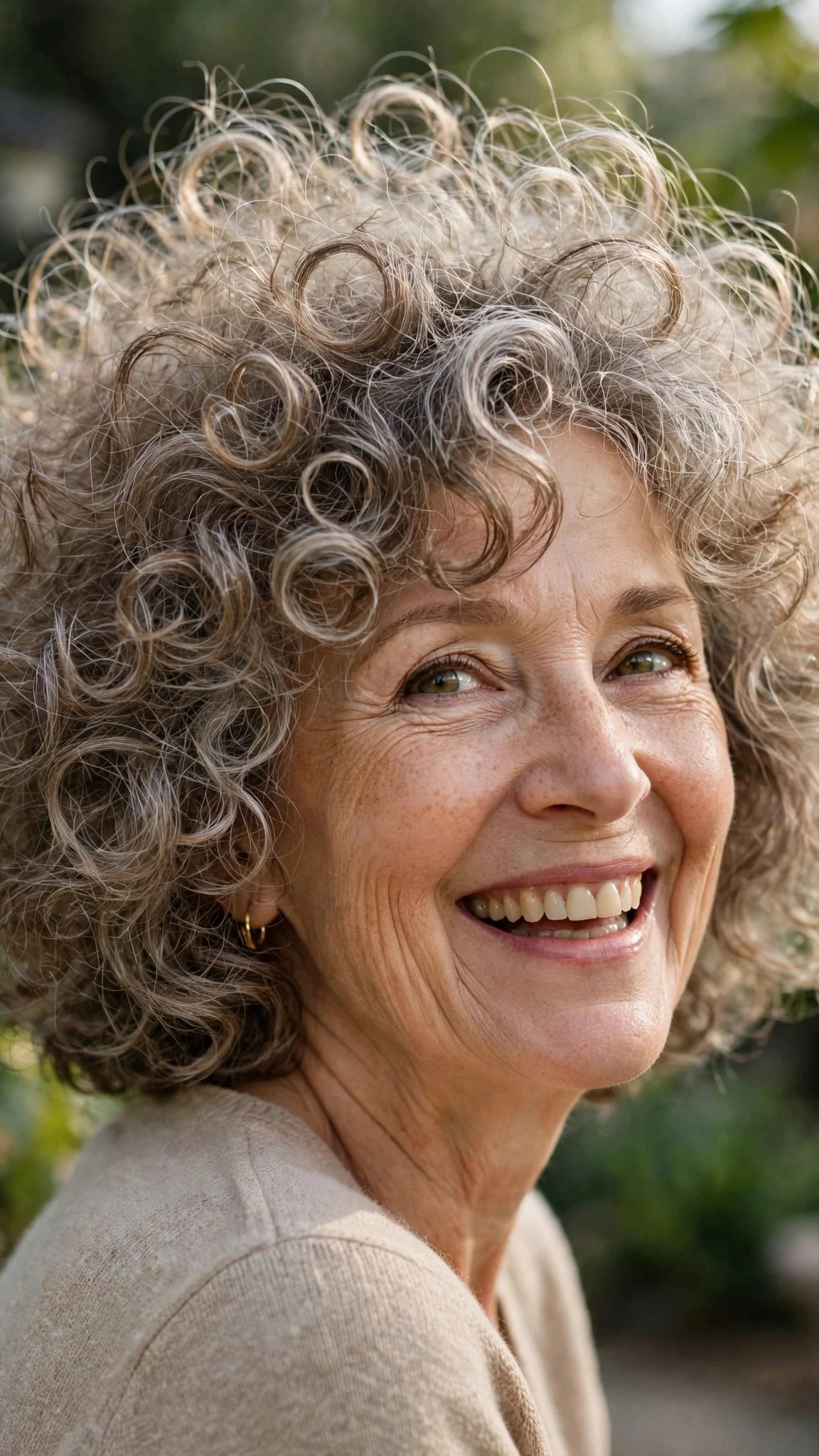 Airy Volume Curly Bob