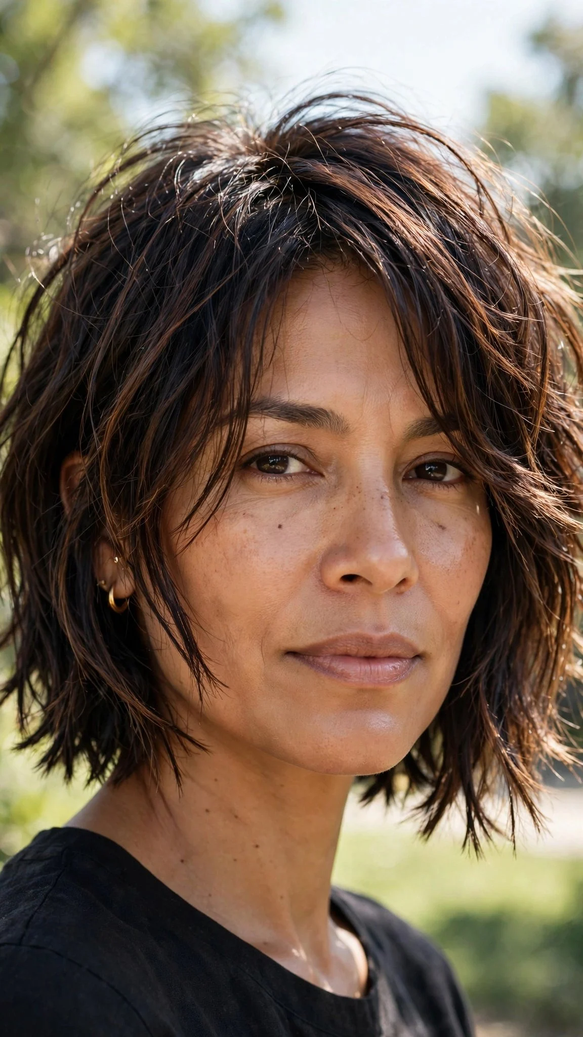 Chin-Length Bob With Piecey Ends