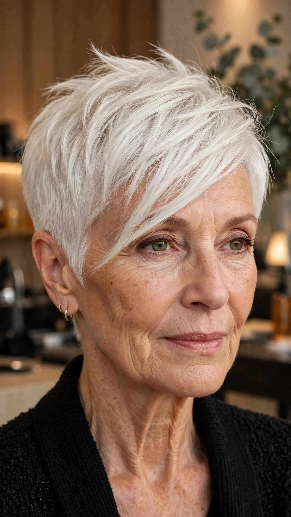 Asymmetric Pixie with Long Crown
