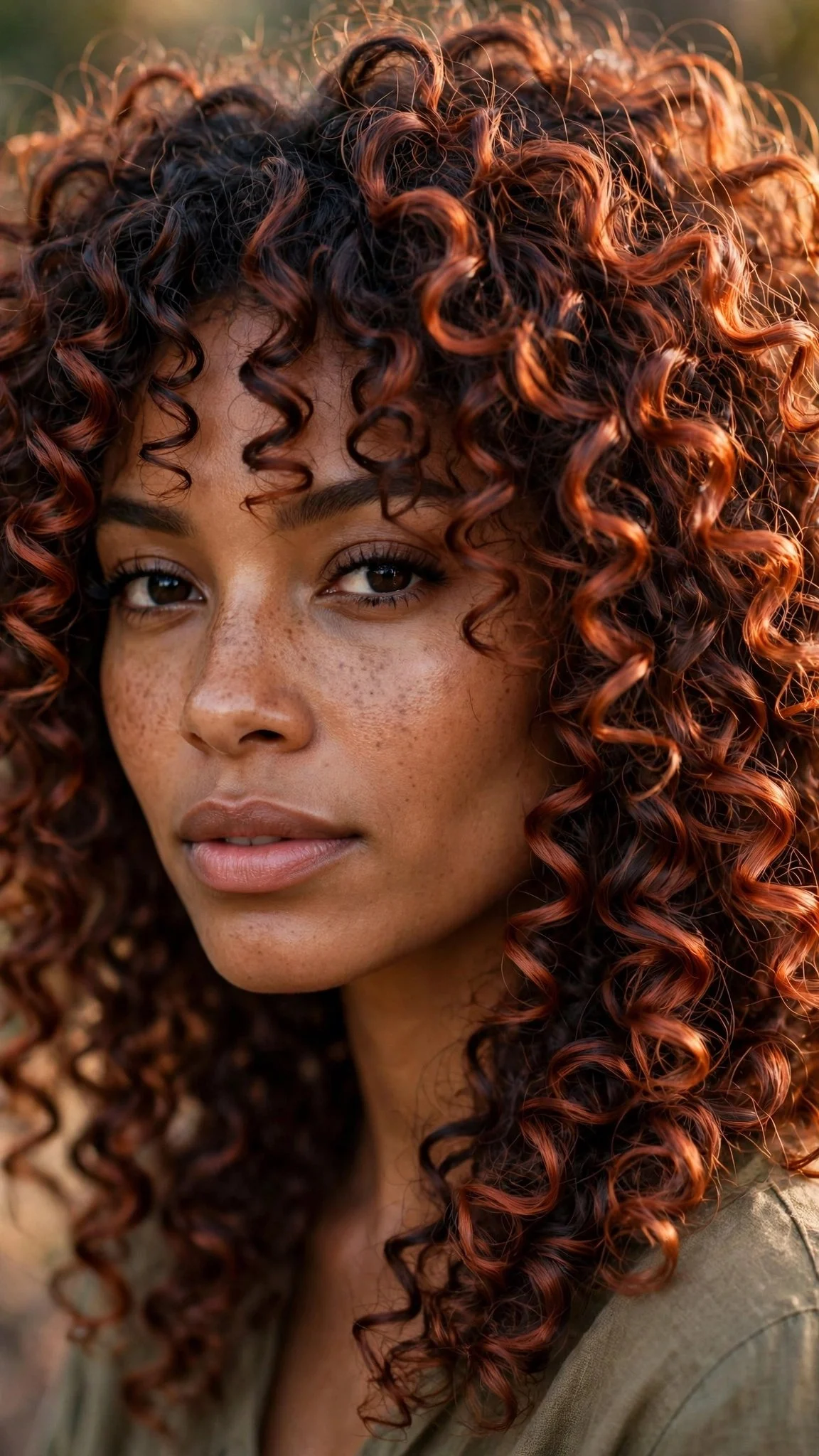 Rusty Copper Curls