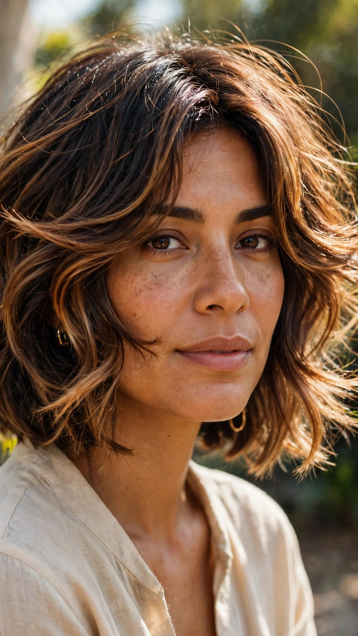 Choppy Bob With Face-Framing Layers