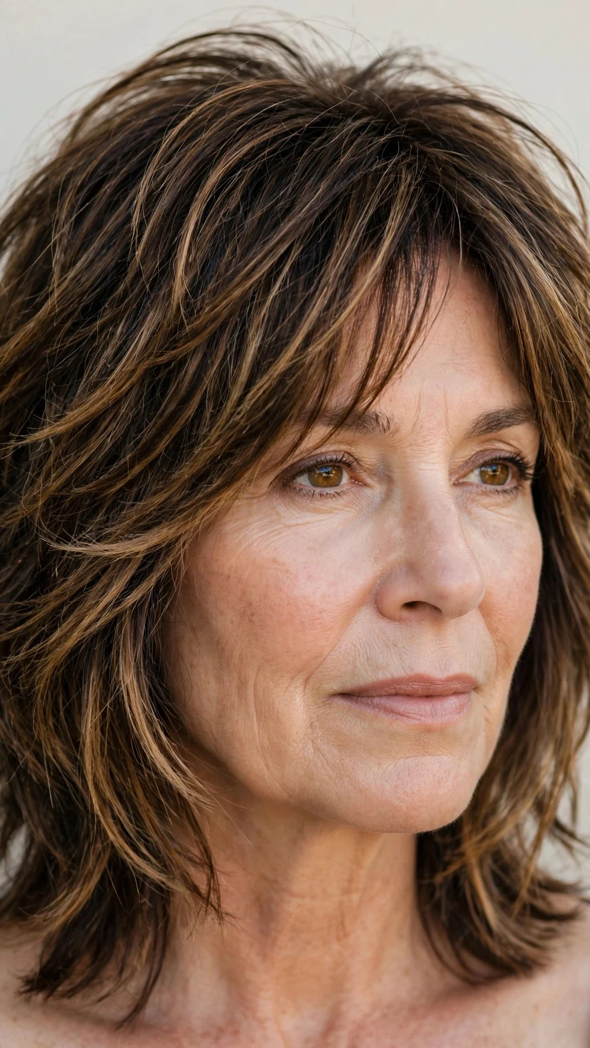 Shag with balayage