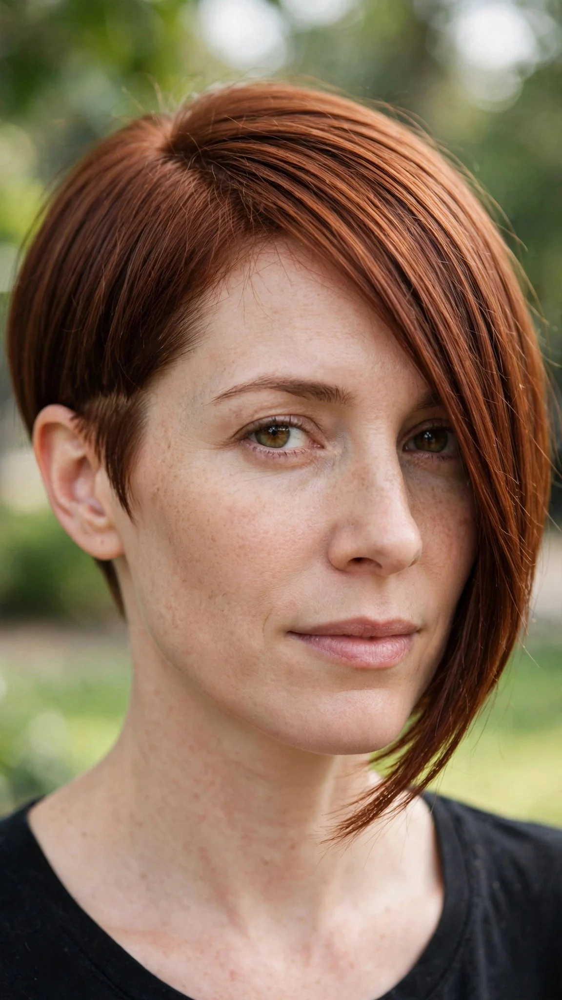 Asymmetrical Short Bob