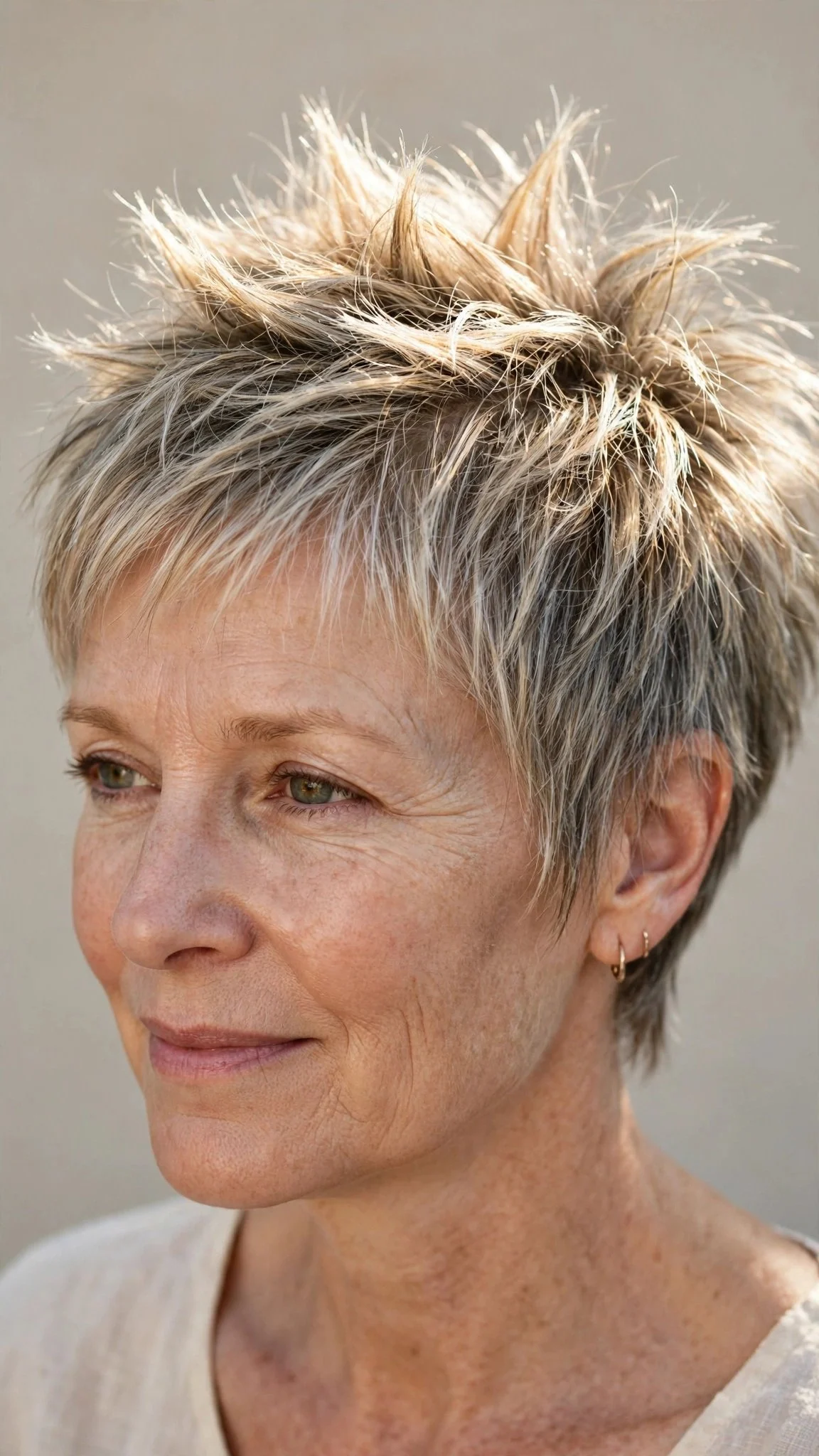 Wispy Spiky Pixie With Highlights