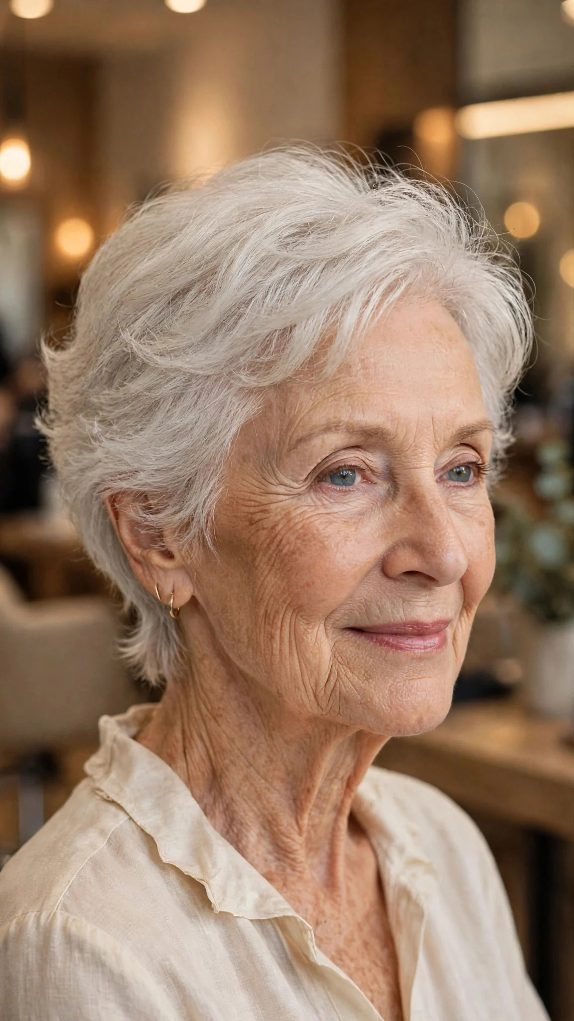 Gamine Cut with Feathered Nape