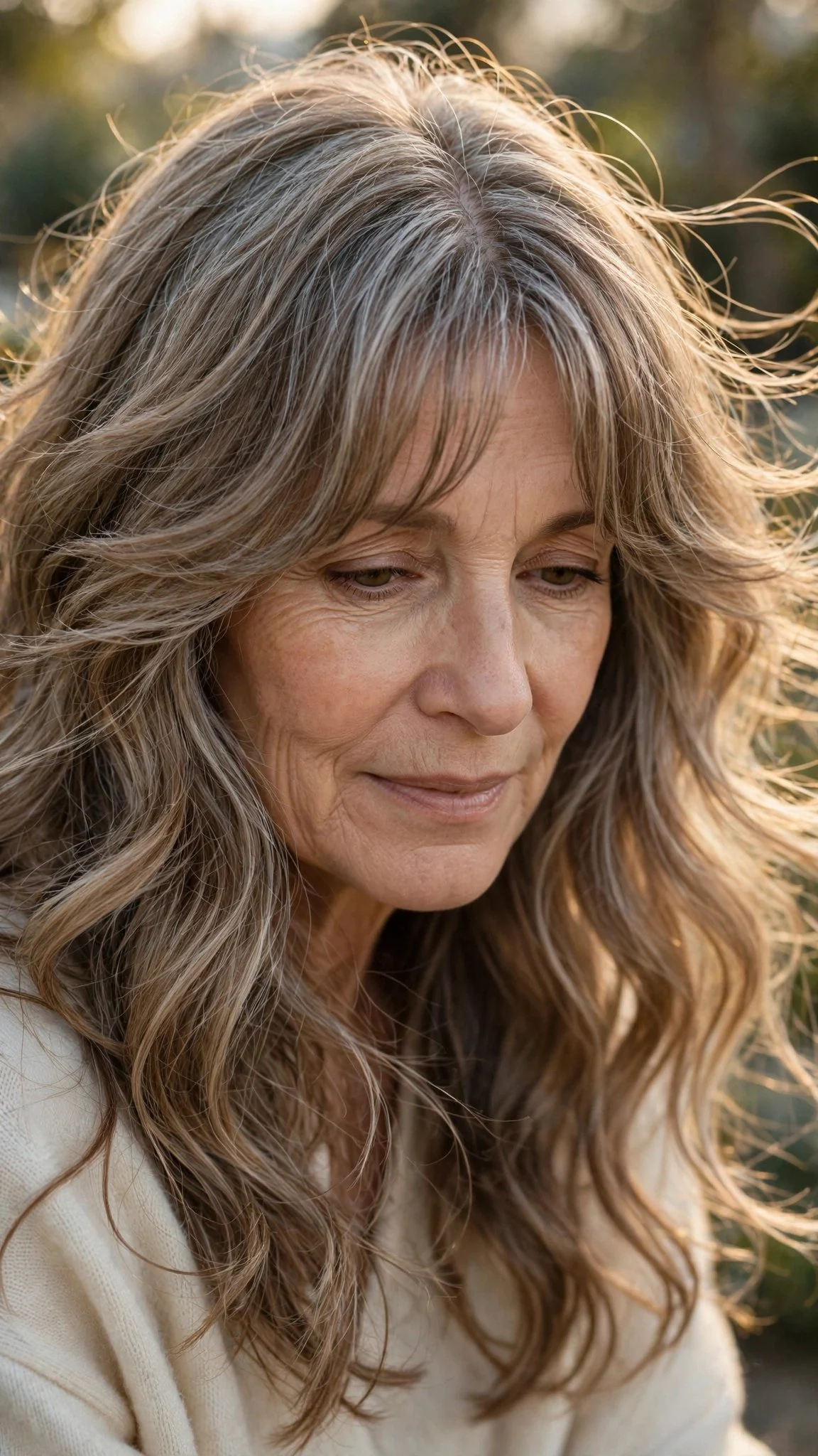 Soft Waves With Curtain Fringe