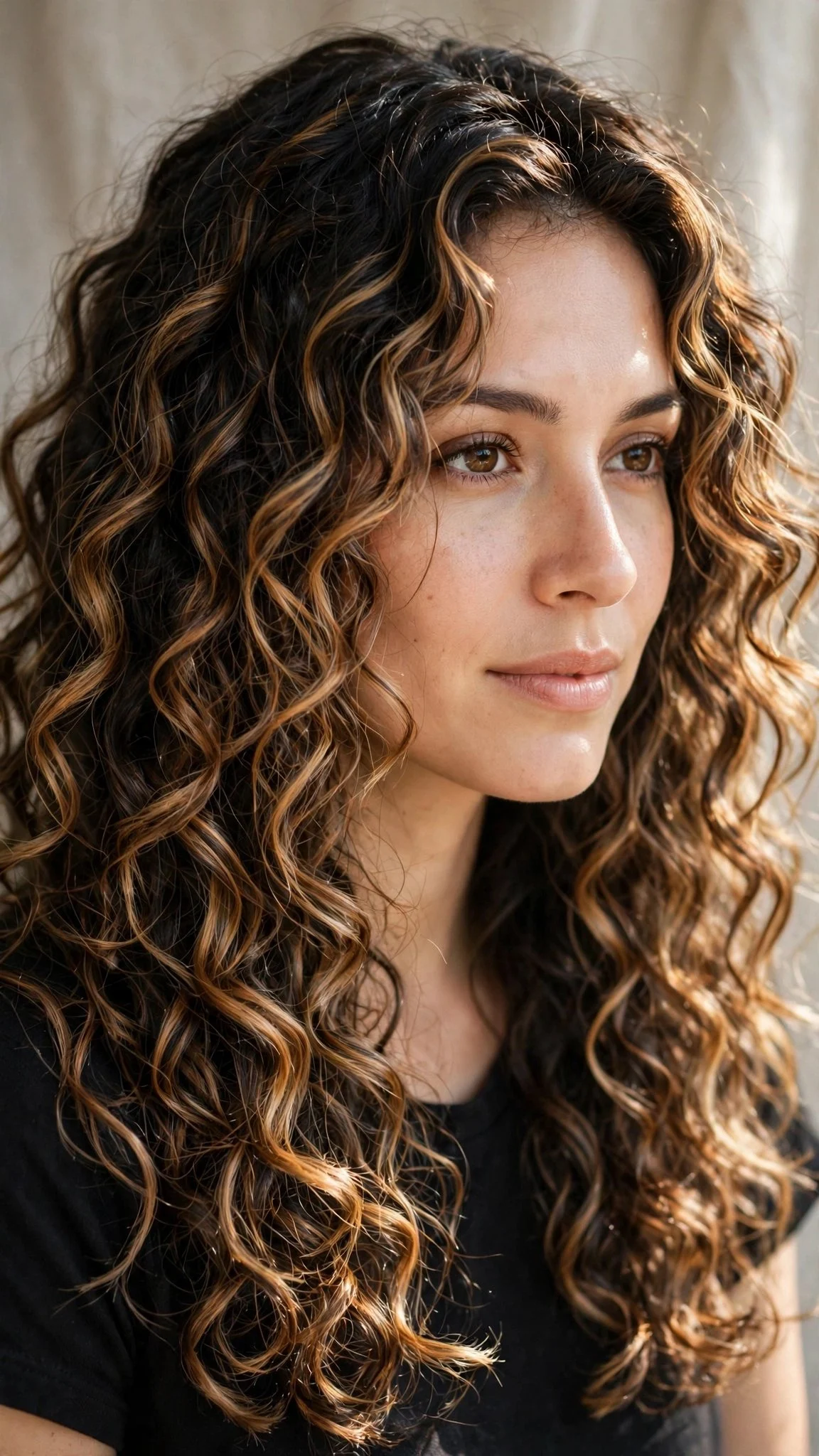 Long Layers With Balayage Dimension