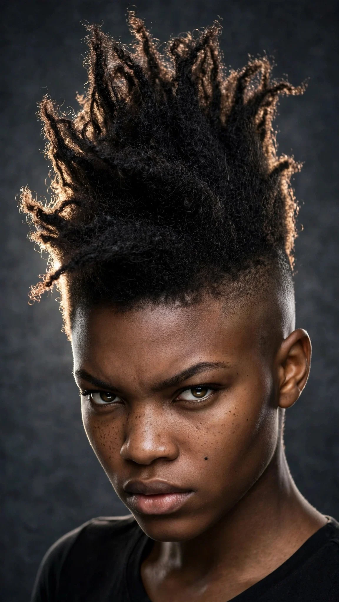Faux Hawk with Shaved Side