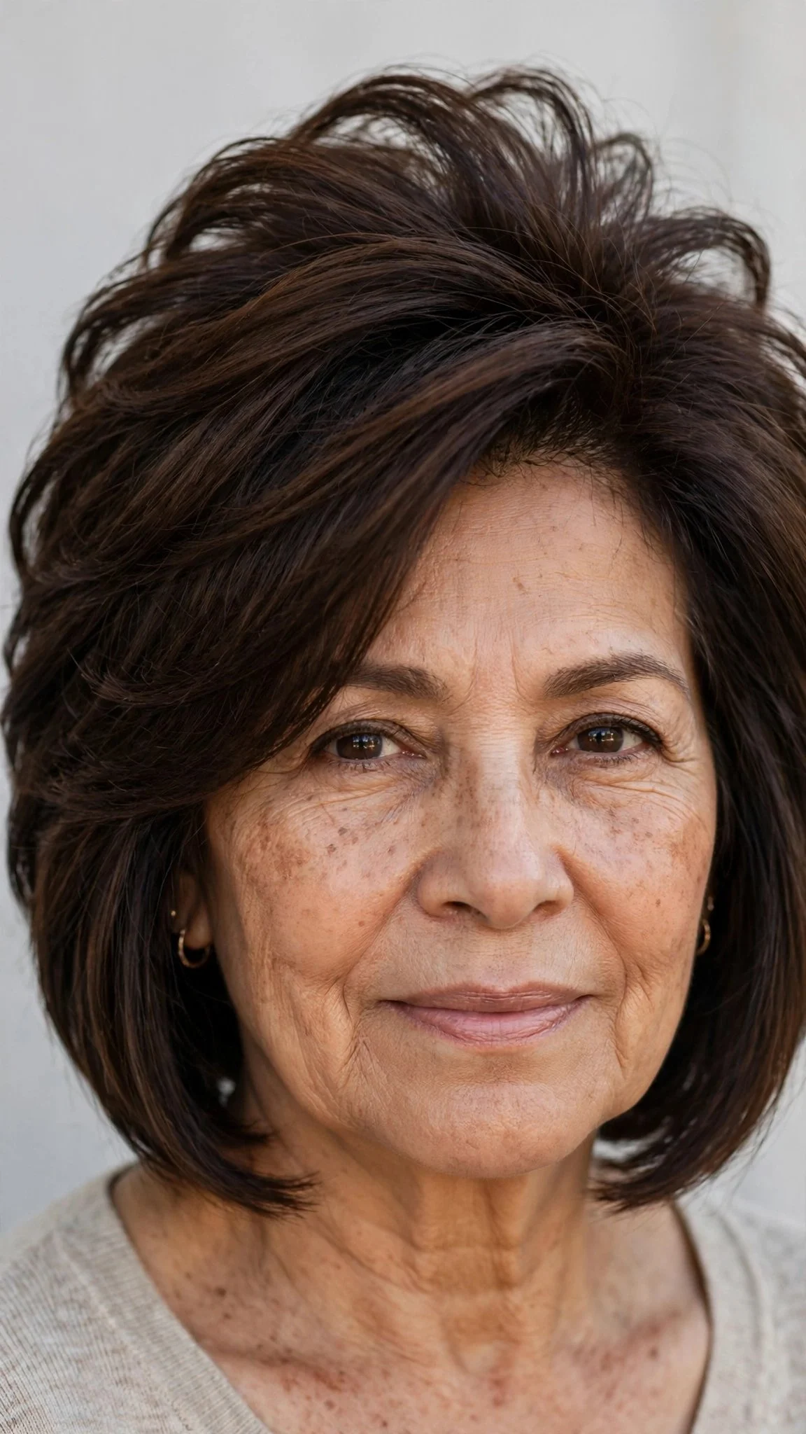A-line layered bob