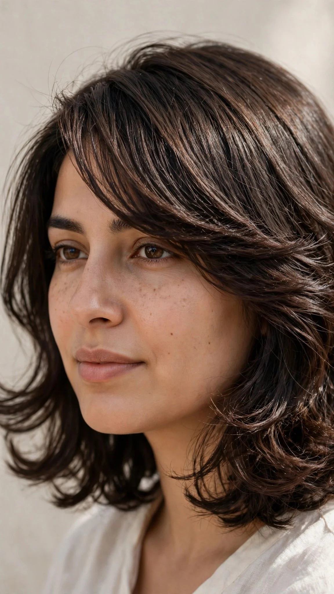 Side-Swept Bang Bob