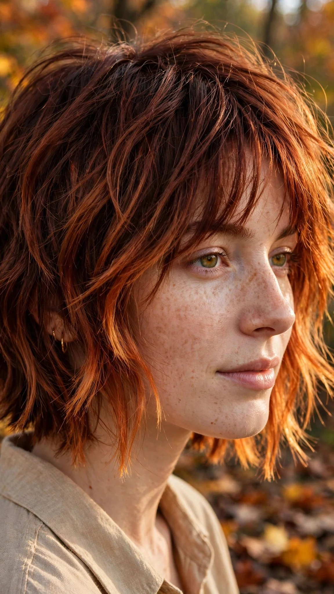 Copper Choppy Layers for Fall