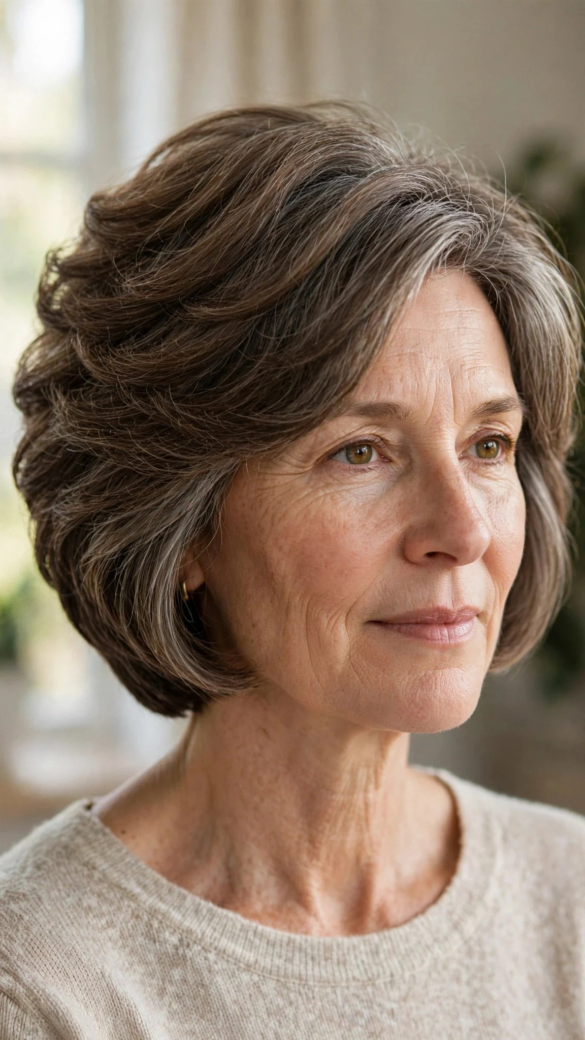 Neck-Length Stacked Bob