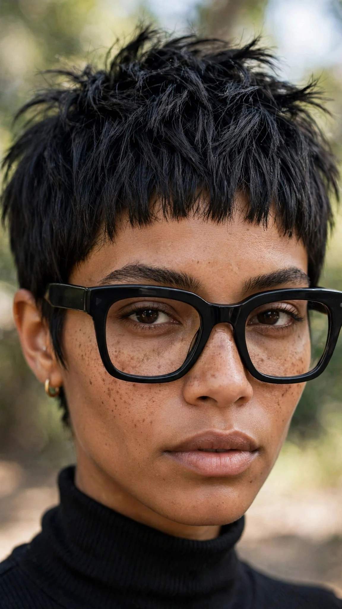 Edgy Pixie with Micro Fringe