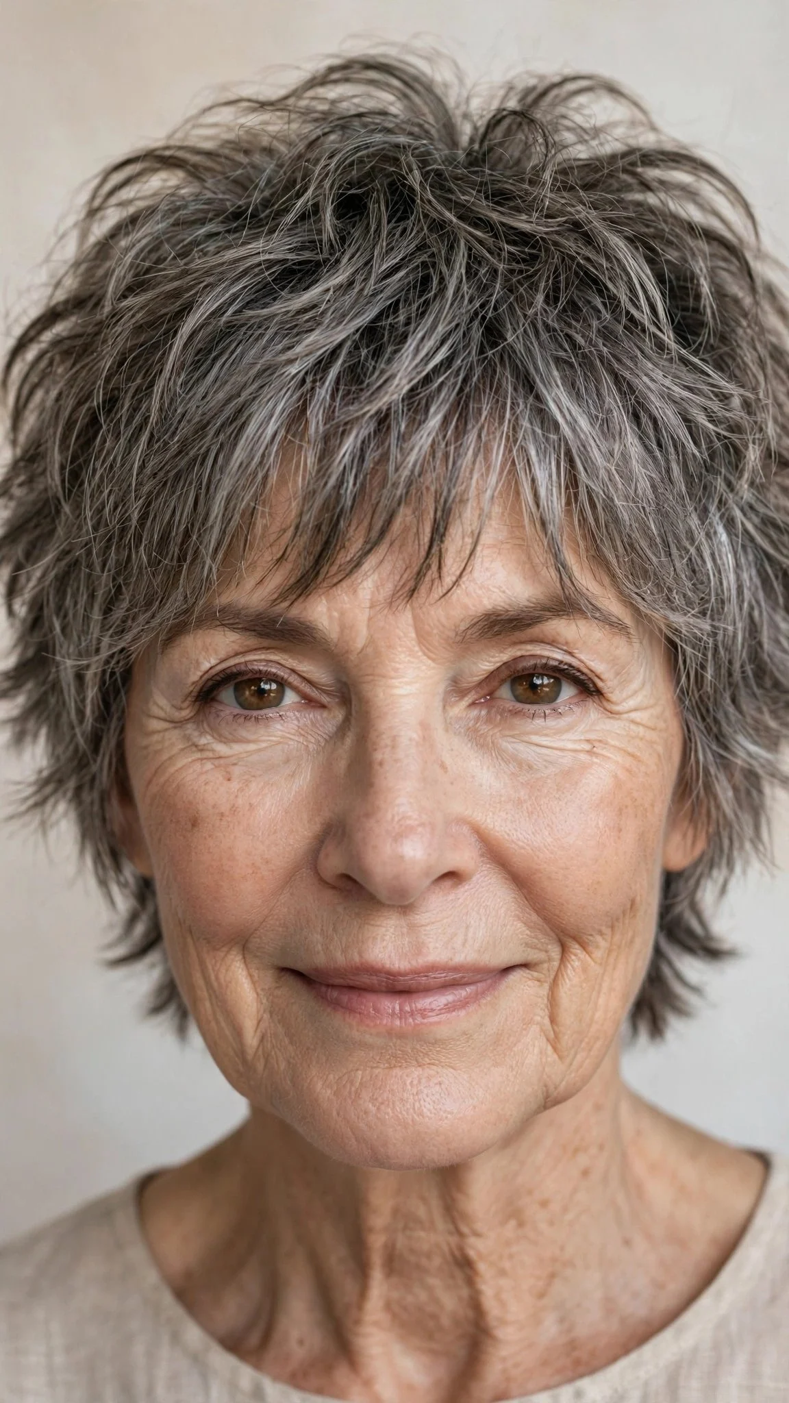 Tousled Short Shag With Bangs