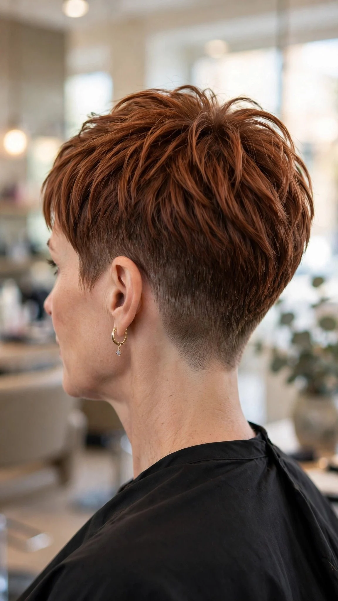 Tapered Nape Pixie