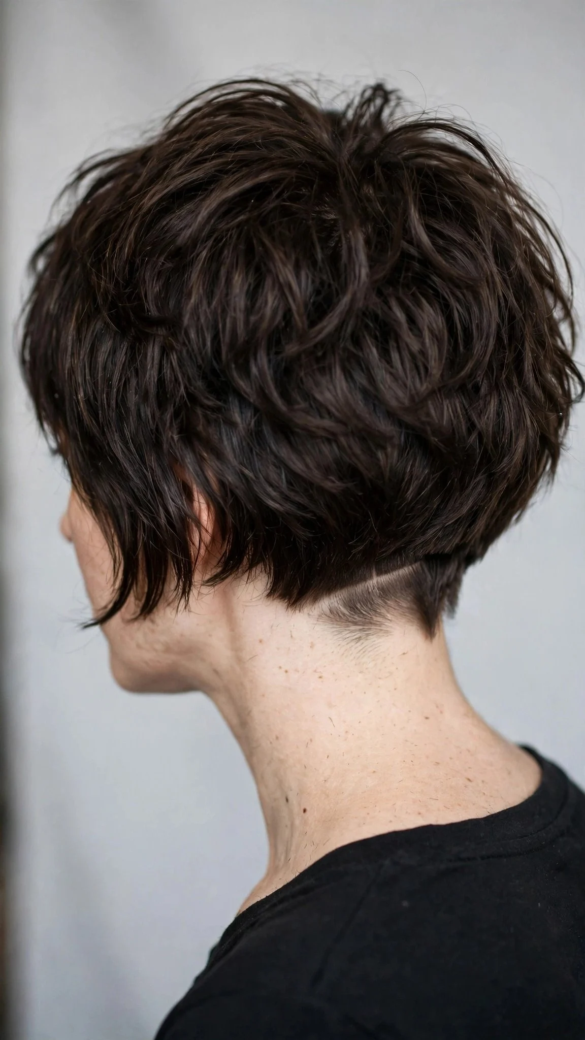 Choppy Bob With Undercut Nape
