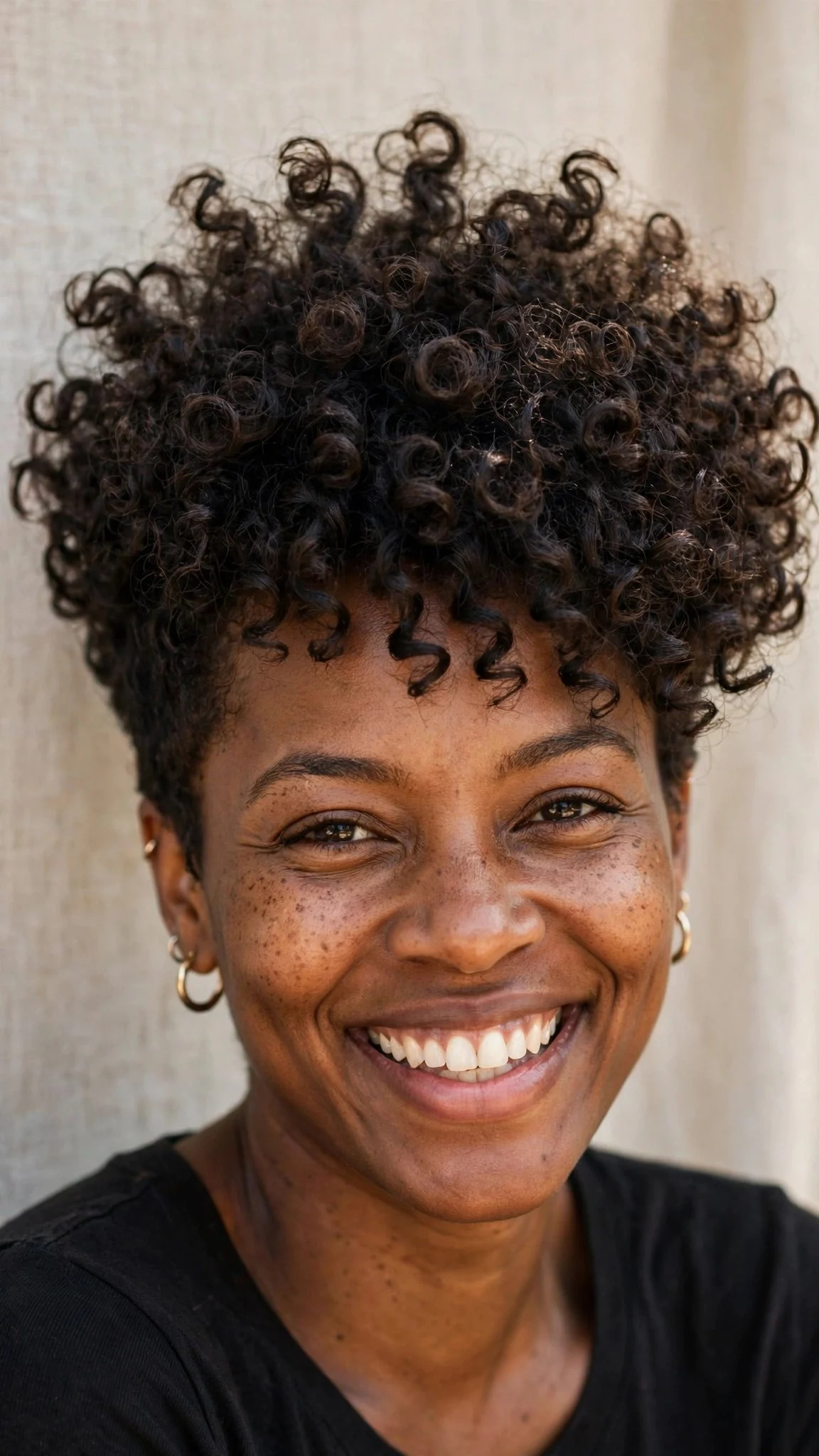 Curly Pixie Cut