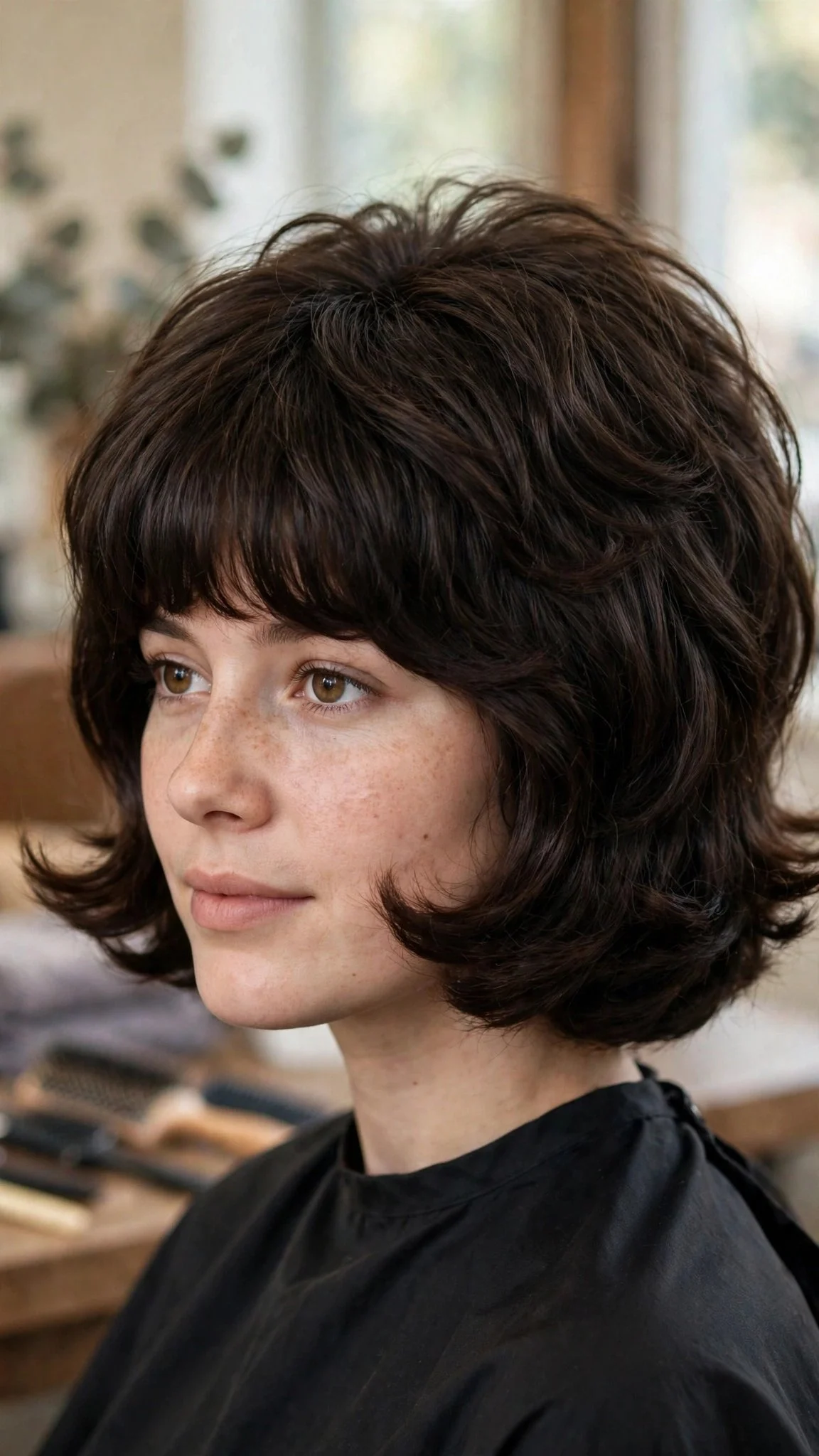 Vintage-Inspired Chop with Thick Fringe