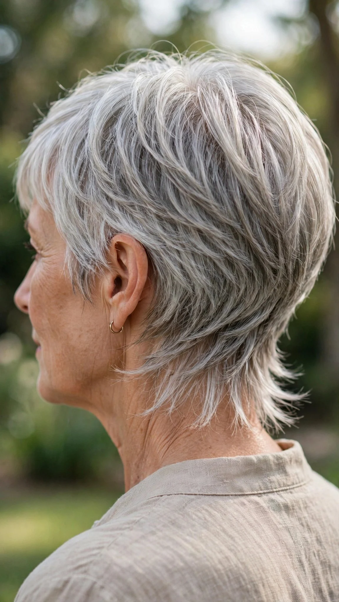 Soft Pixie With Feathered Nape