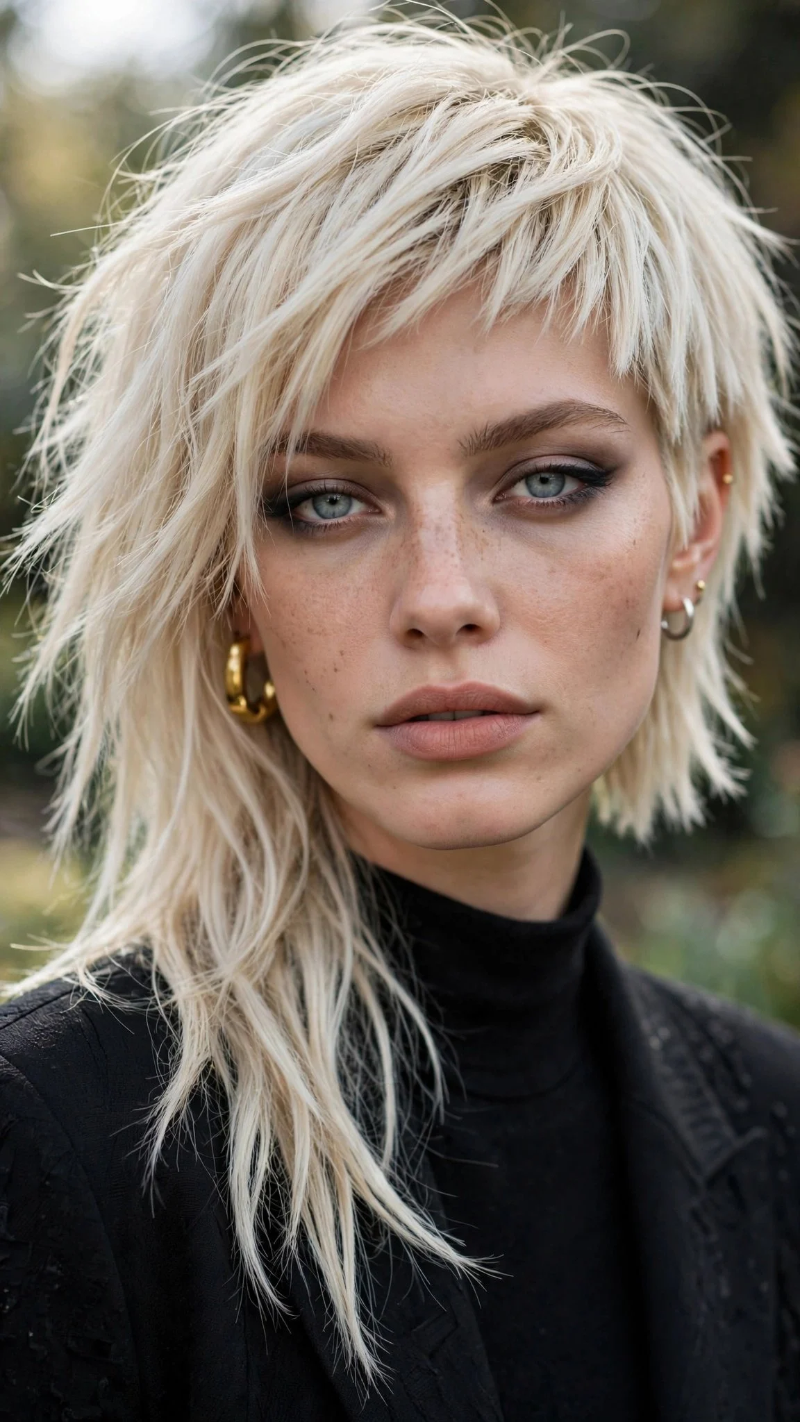 Asymmetrical Choppy Bob