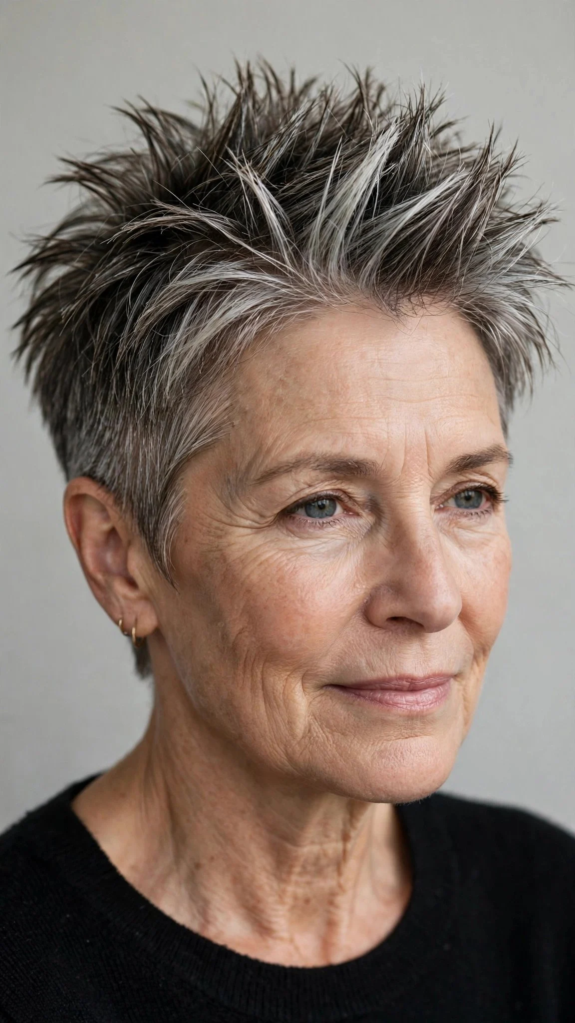 Salt-and-Pepper Spiky Taper