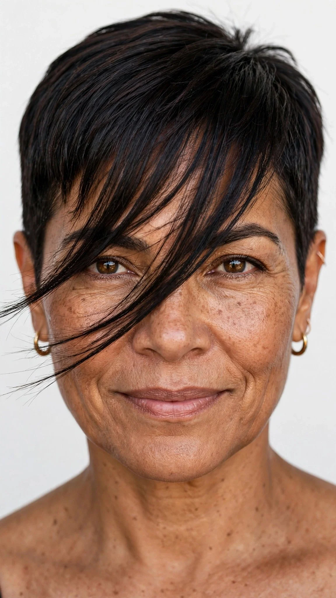 Cropped Pixie With Long Fringe