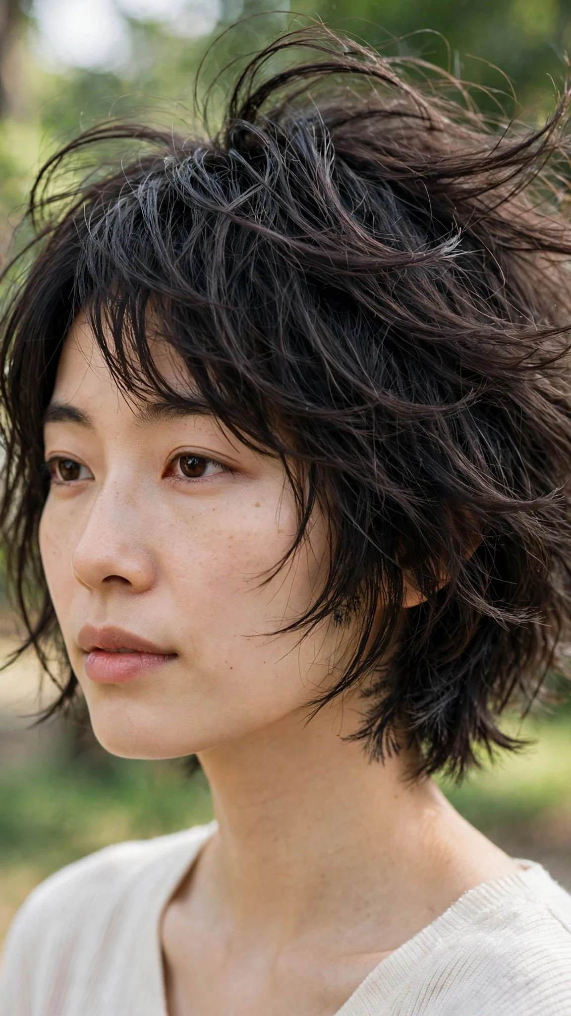 Choppy Bob With Undercut Texture