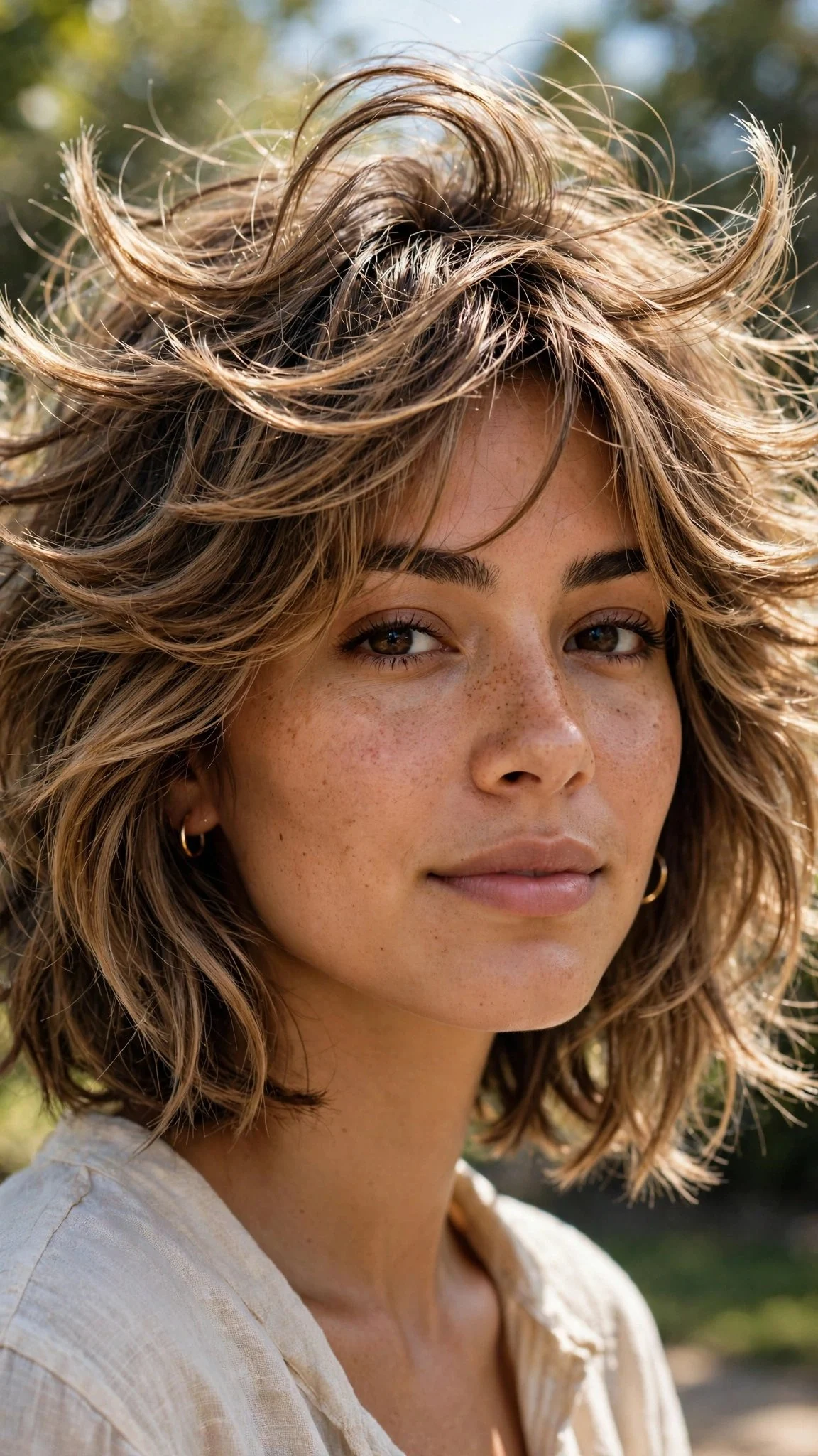 Airy Layered Shag Bob
