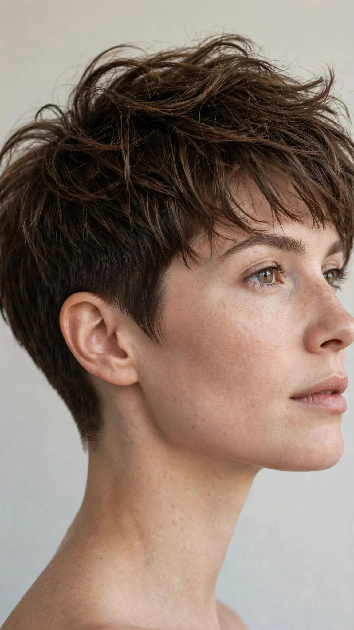 Tapered Neckline Shag