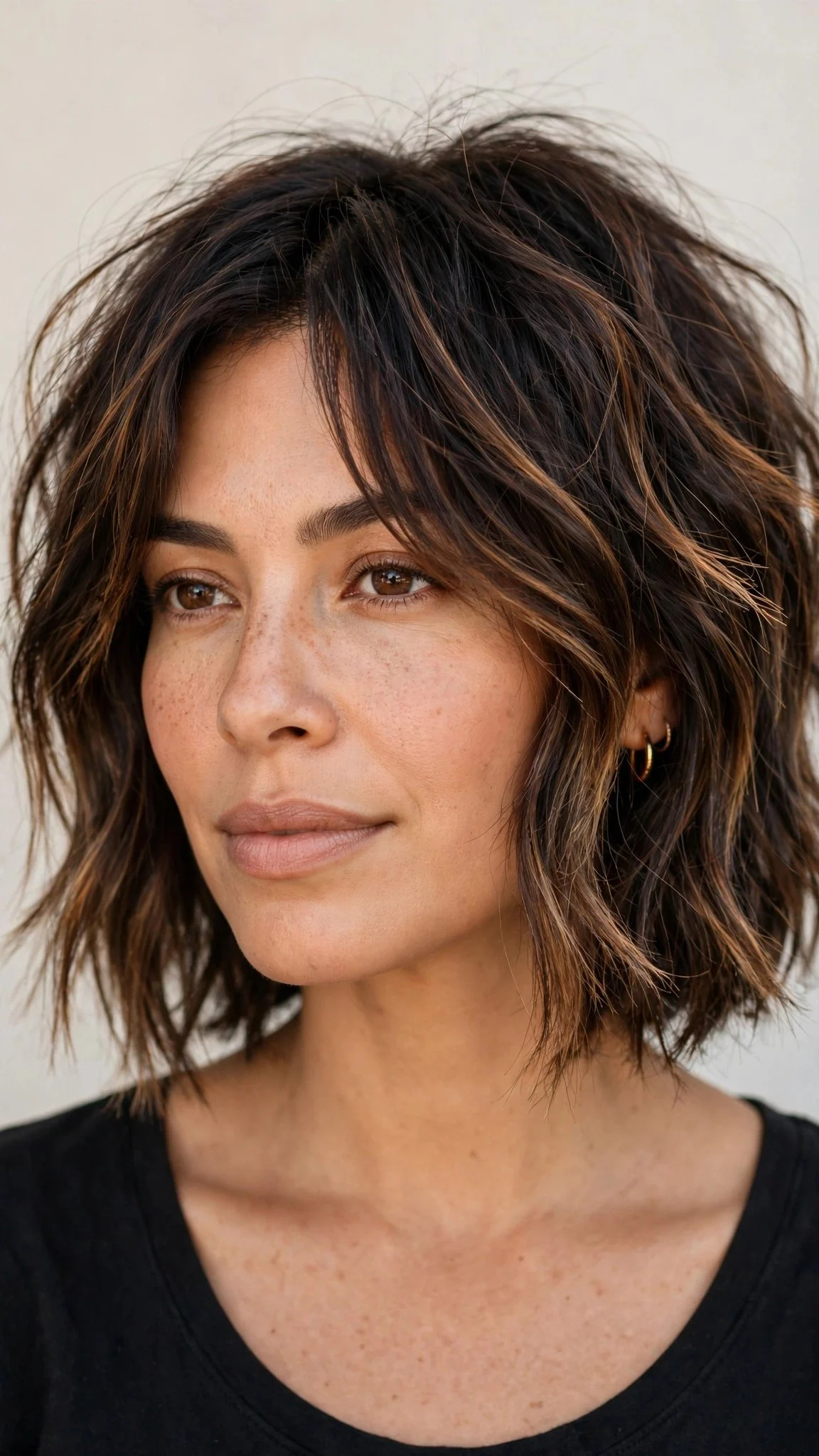 Balayage Shag Bob