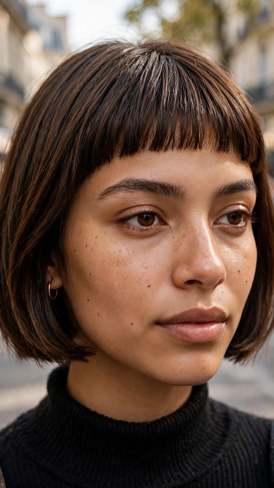 Baby Bang French Bob