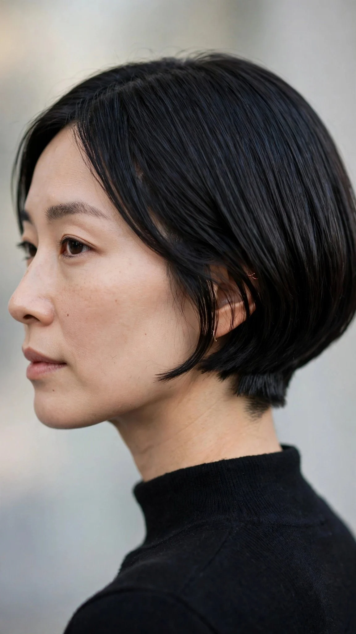 Short Bob With Hidden Undercut