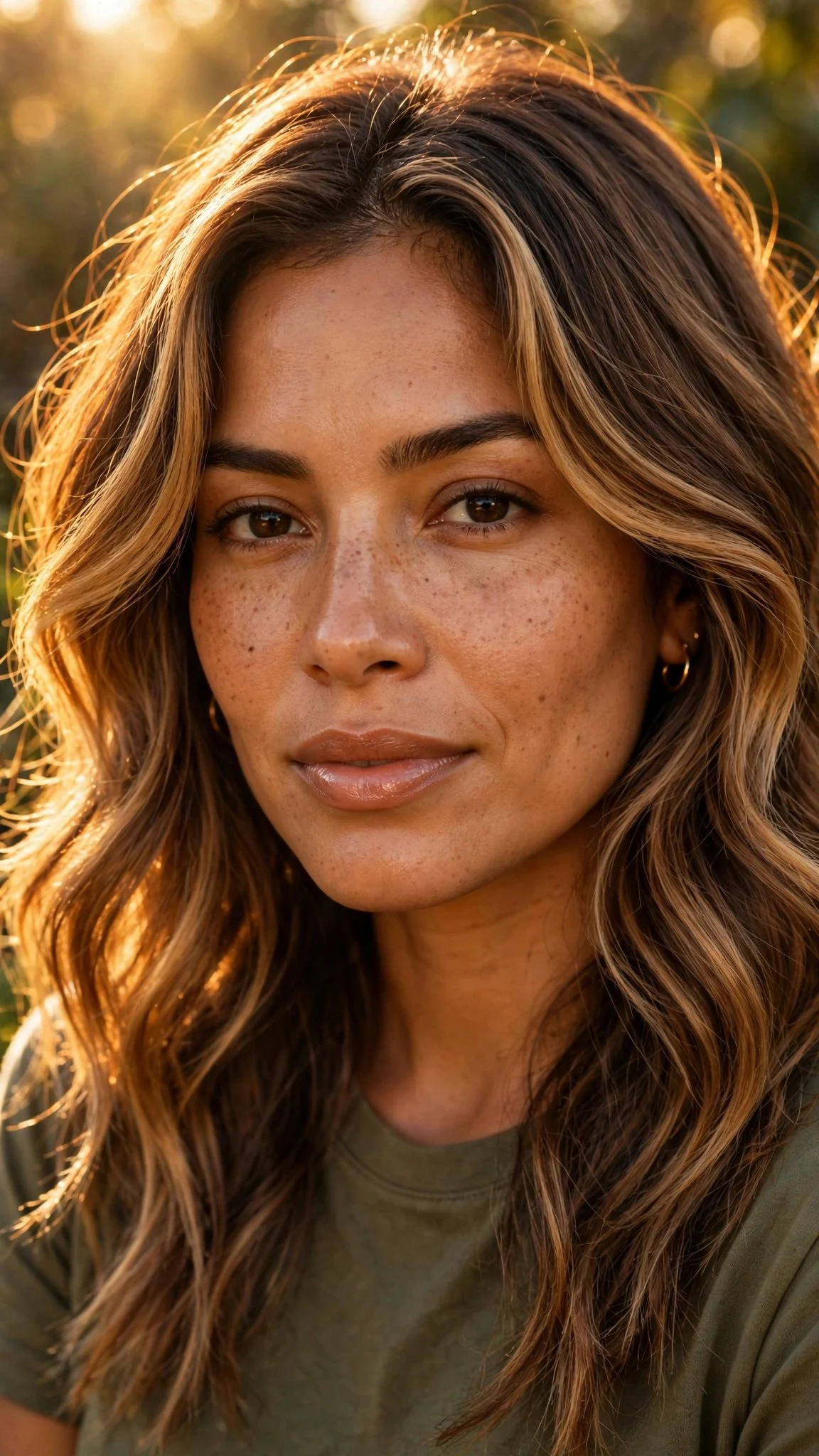 Toffee-Toned Face Frame