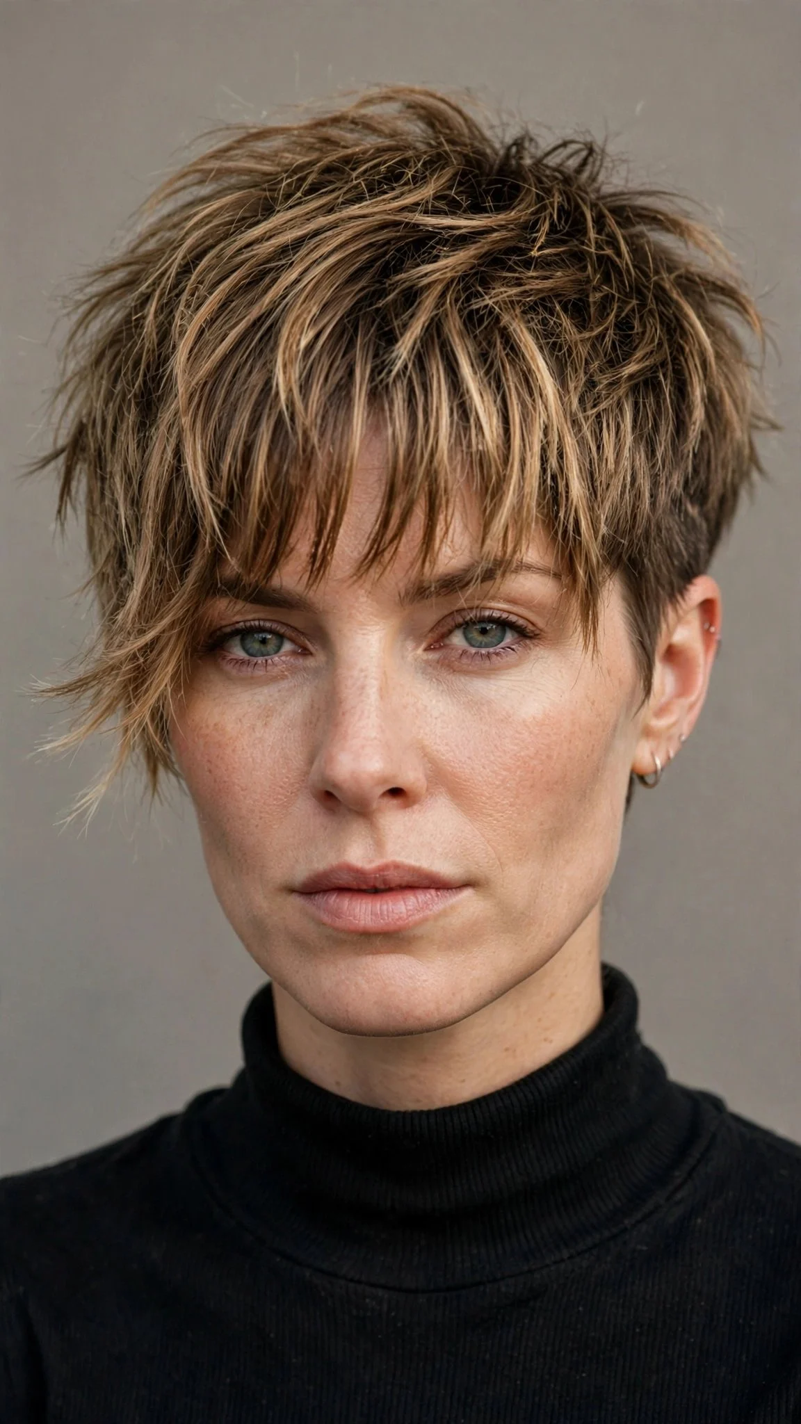 Textured Pixie-Shag Hybrid