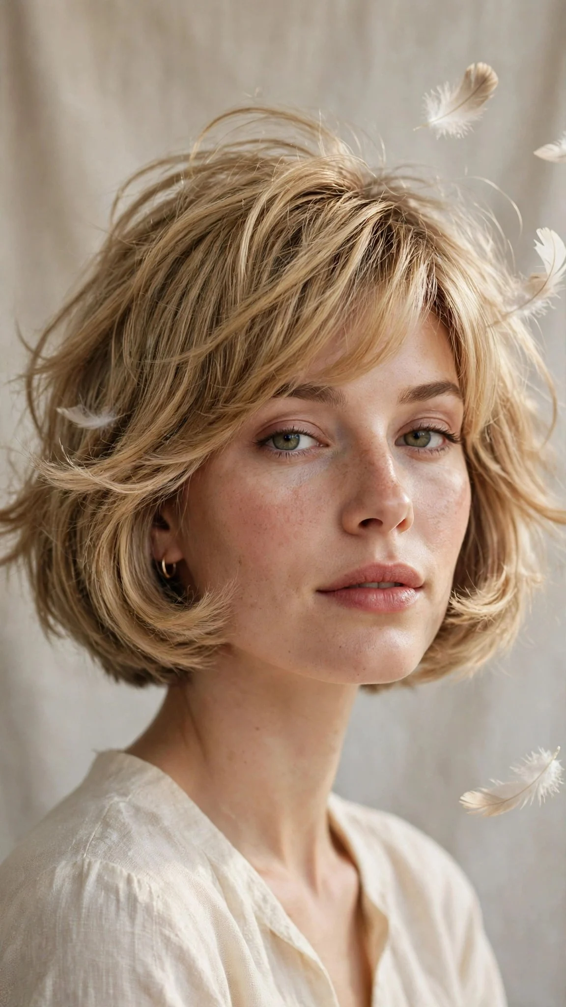 Feathered Layered Bob