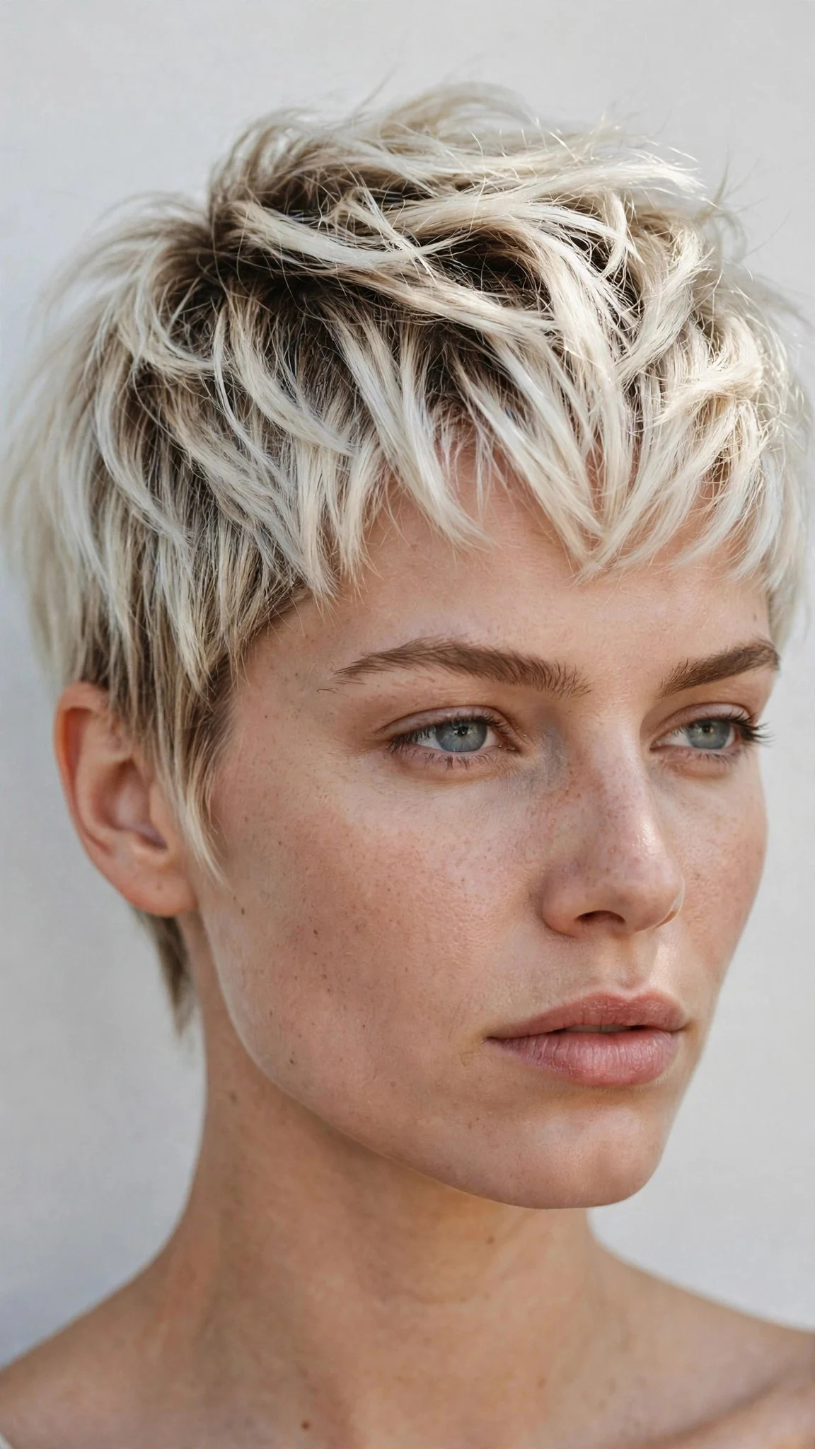 The Platinum Textured Pixie