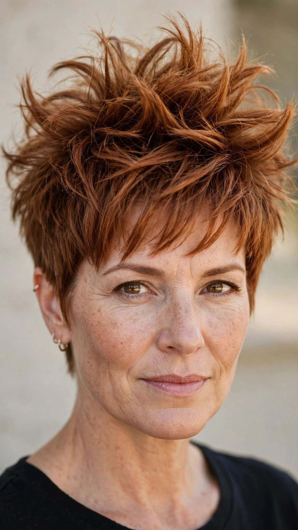Voluminous Pixie With Choppy Layers