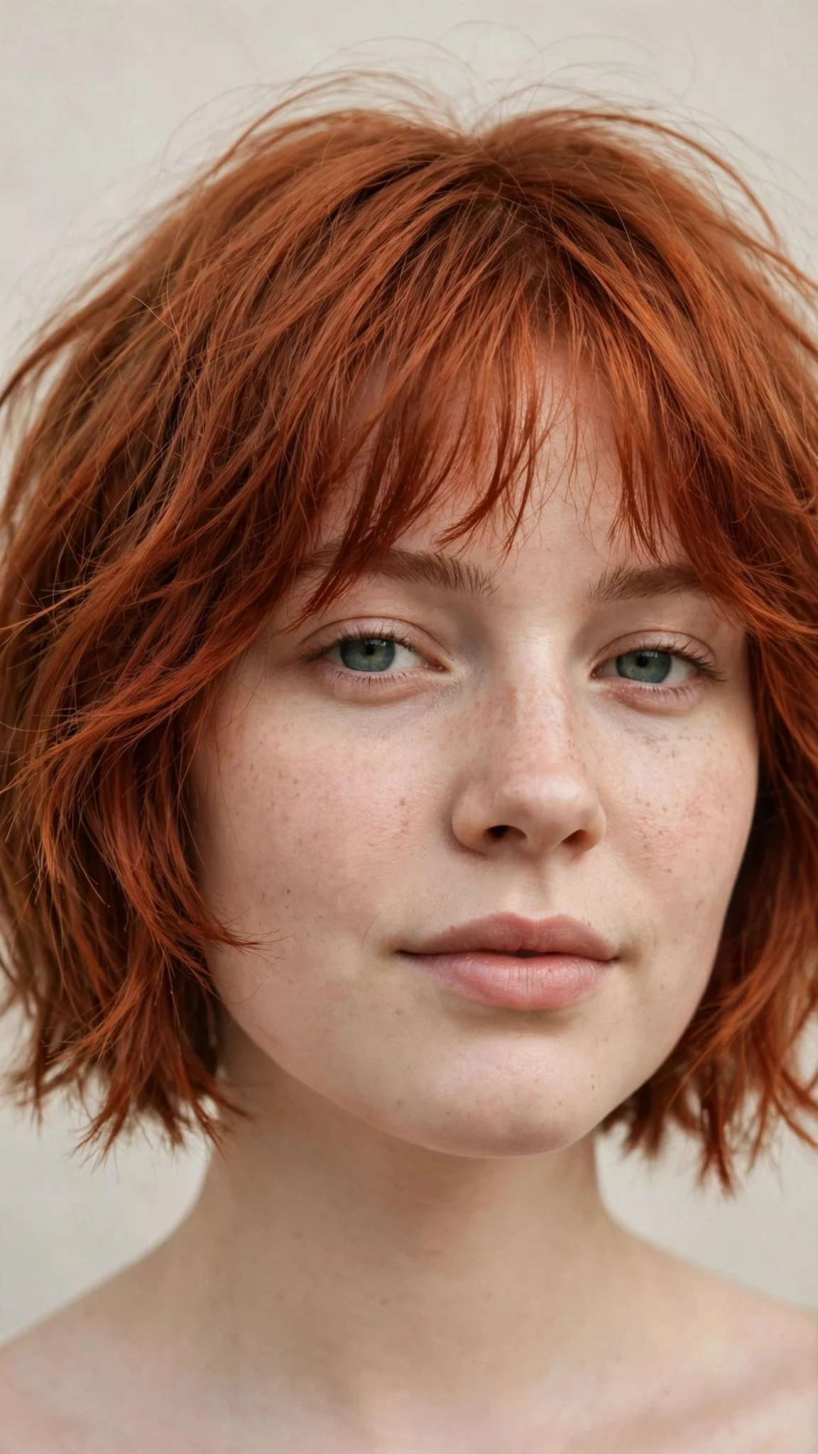 Choppy Jawline Bob with Soft Bangs