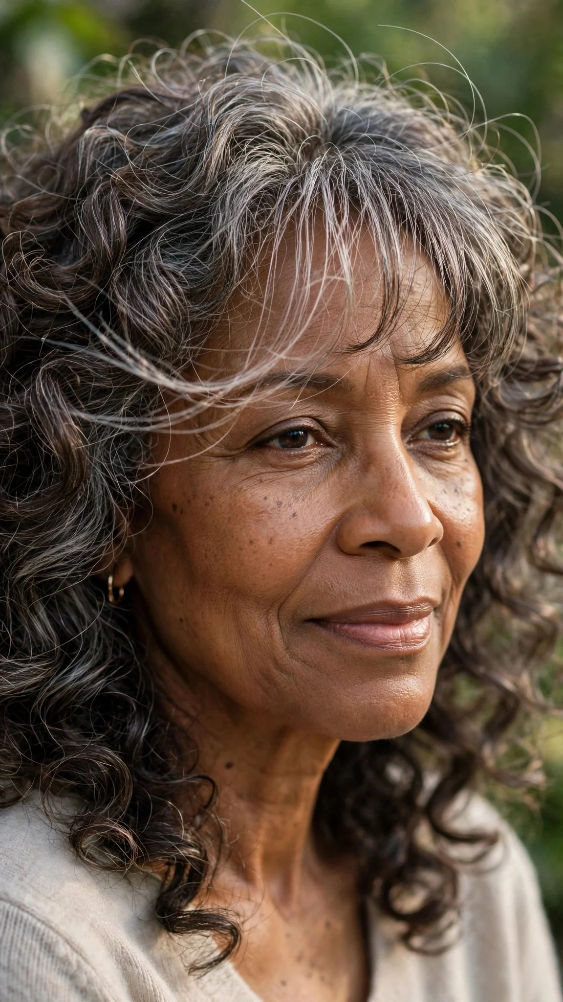 Gentle Curls With Wispy Bangs