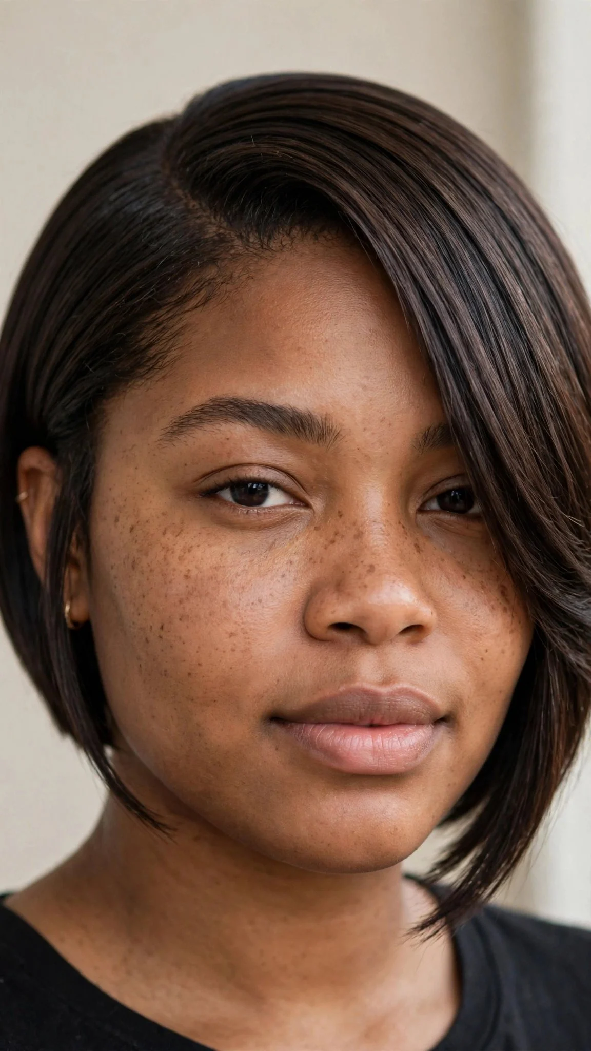 Angled Bob with Undercut Volume