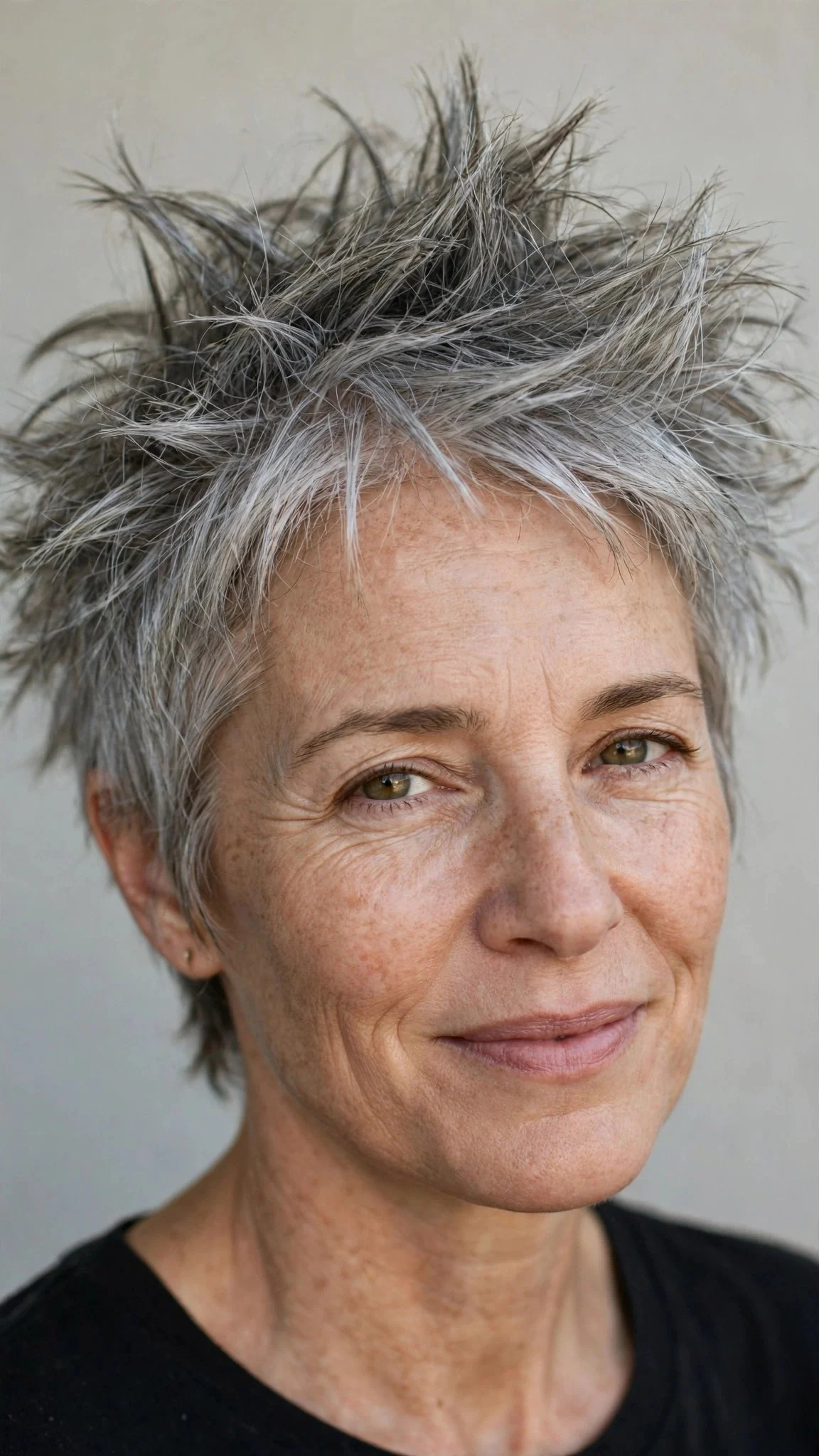 Messy Bedhead Spiky Crop