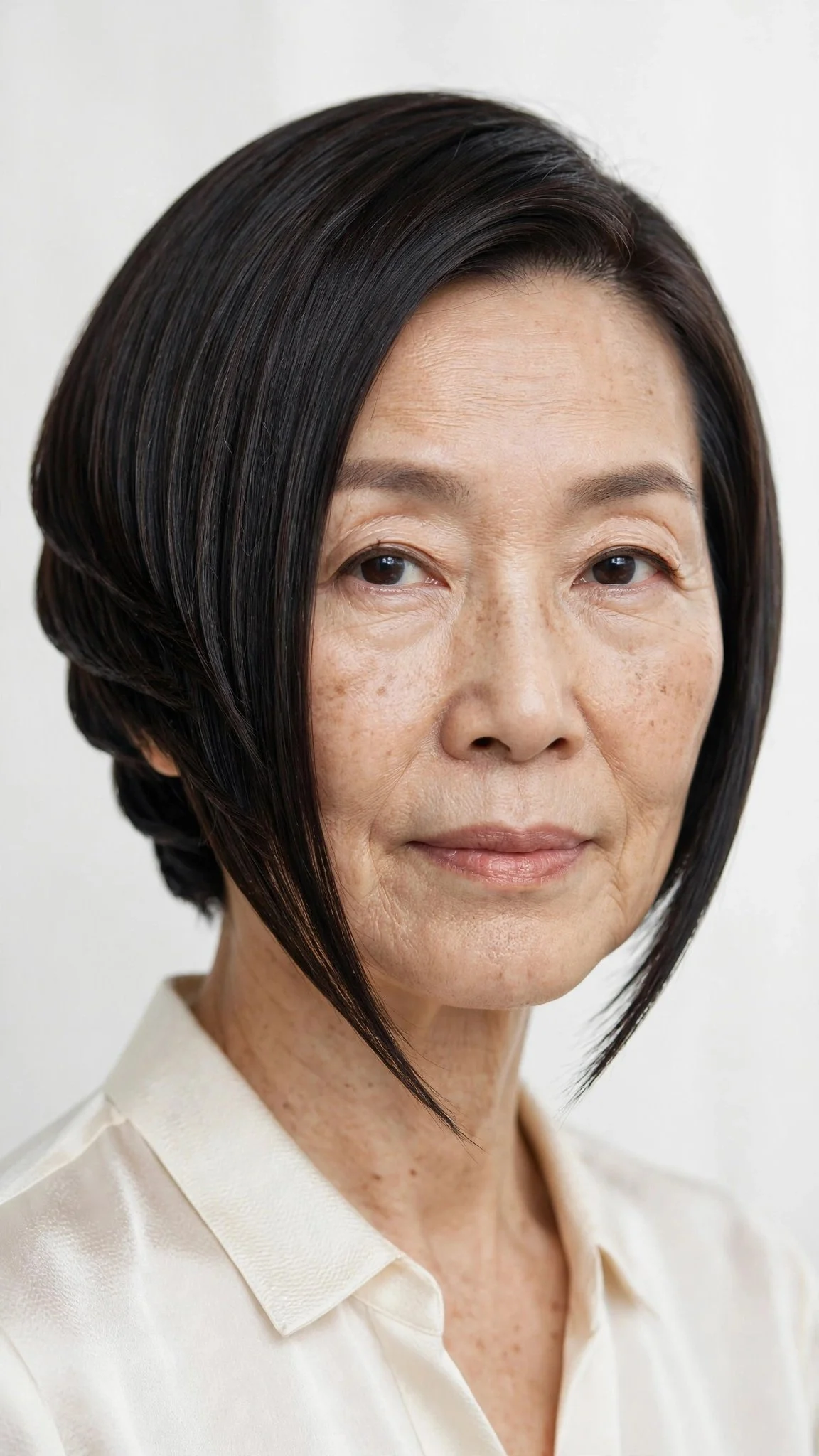Sleek Angled Bob