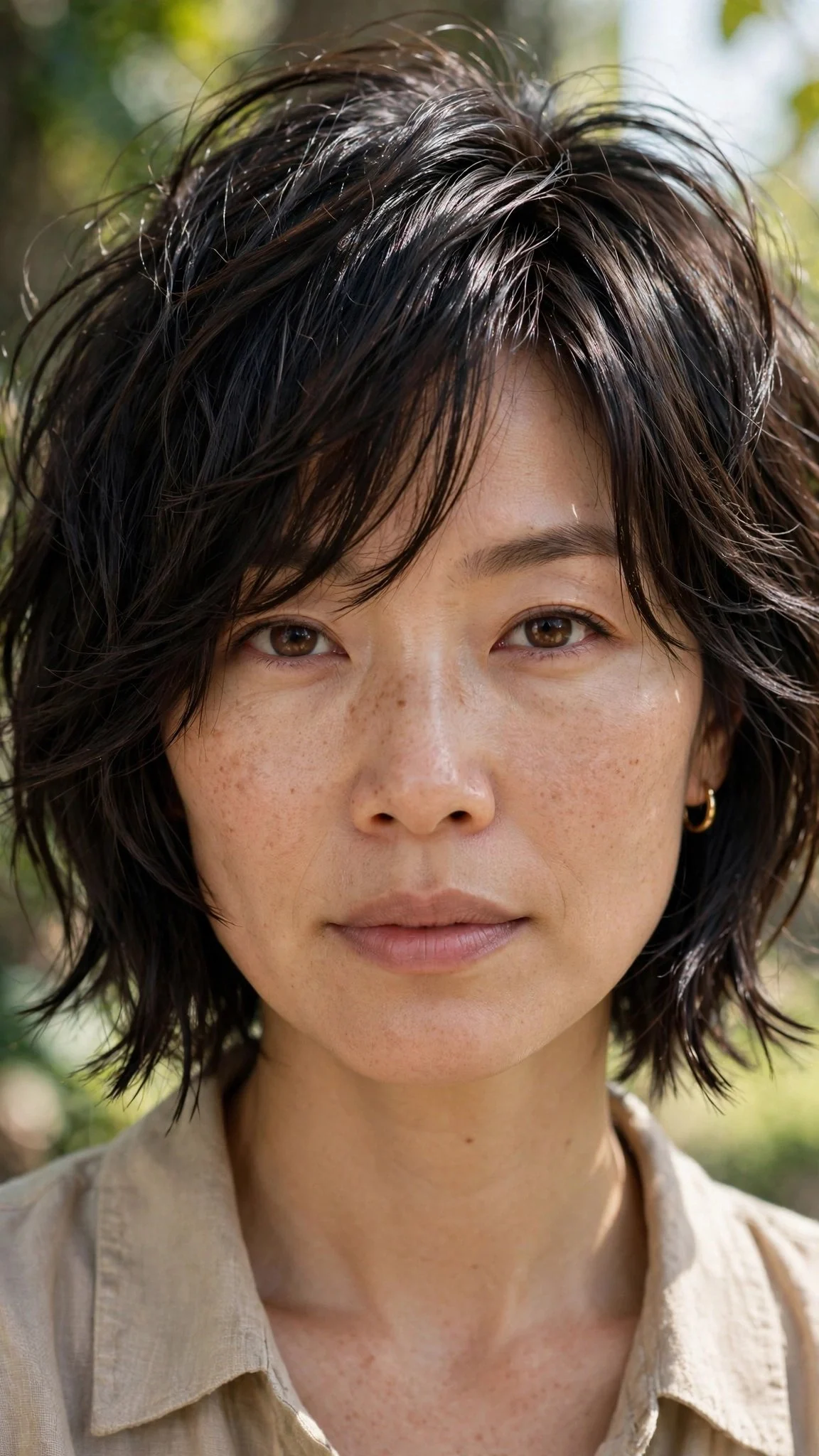 Polished Messy Shag Bob
