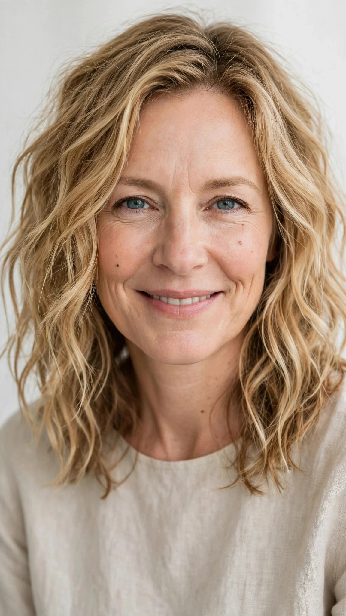 Wavy Lob With Choppy Ends