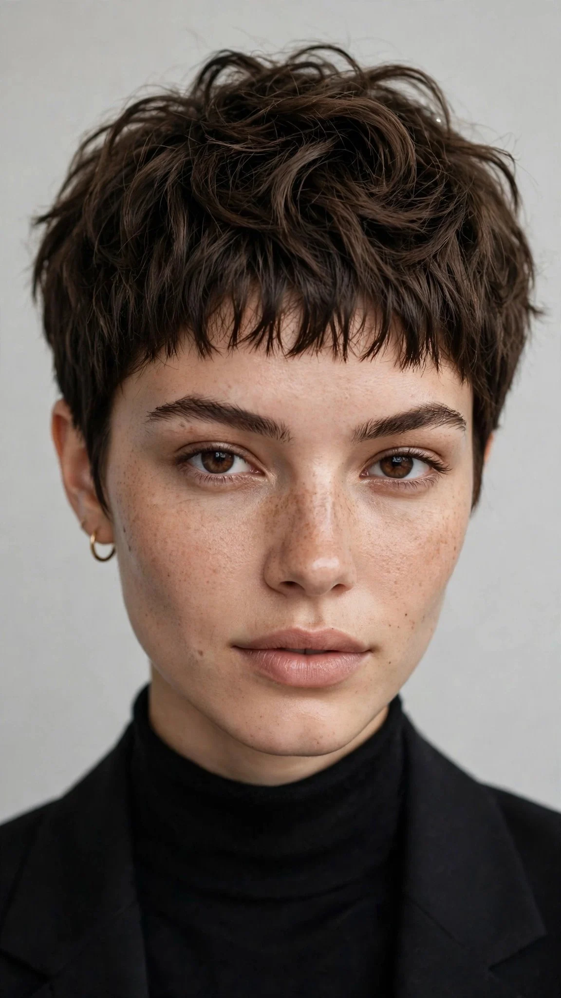 The Pixie With Baby Bangs