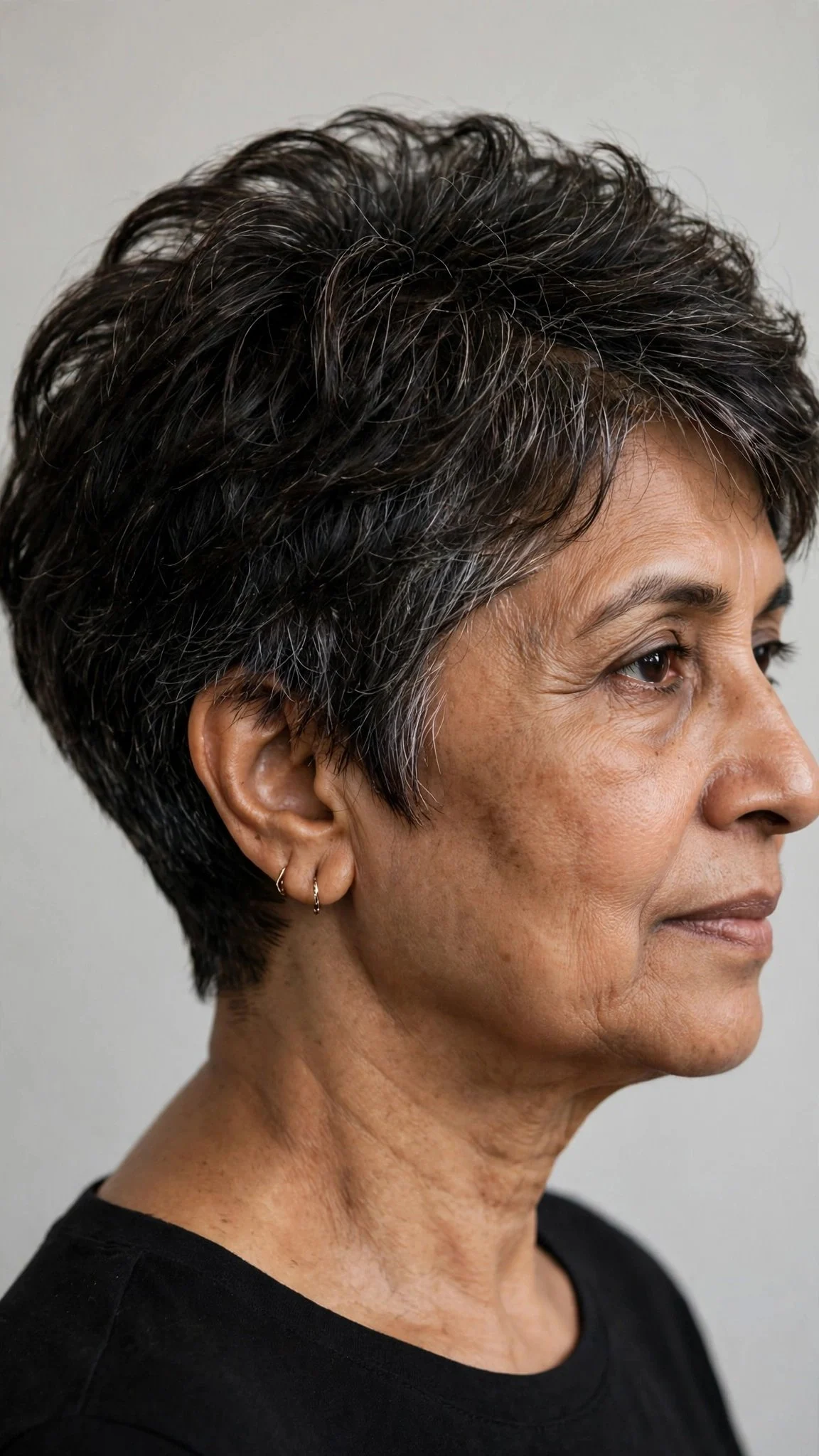 Short Choppy Bob With Tapered Nape