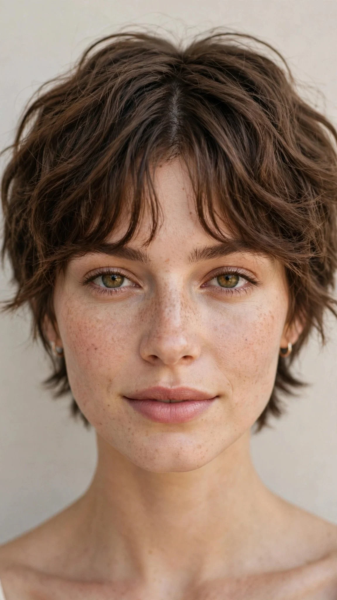 The Wavy Pixie with Curtain Bangs