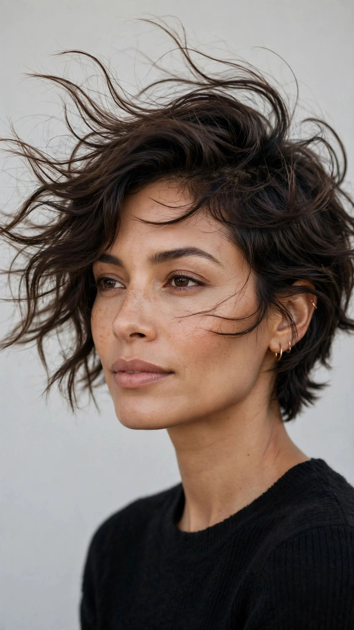 Windblown Wavy Pixie