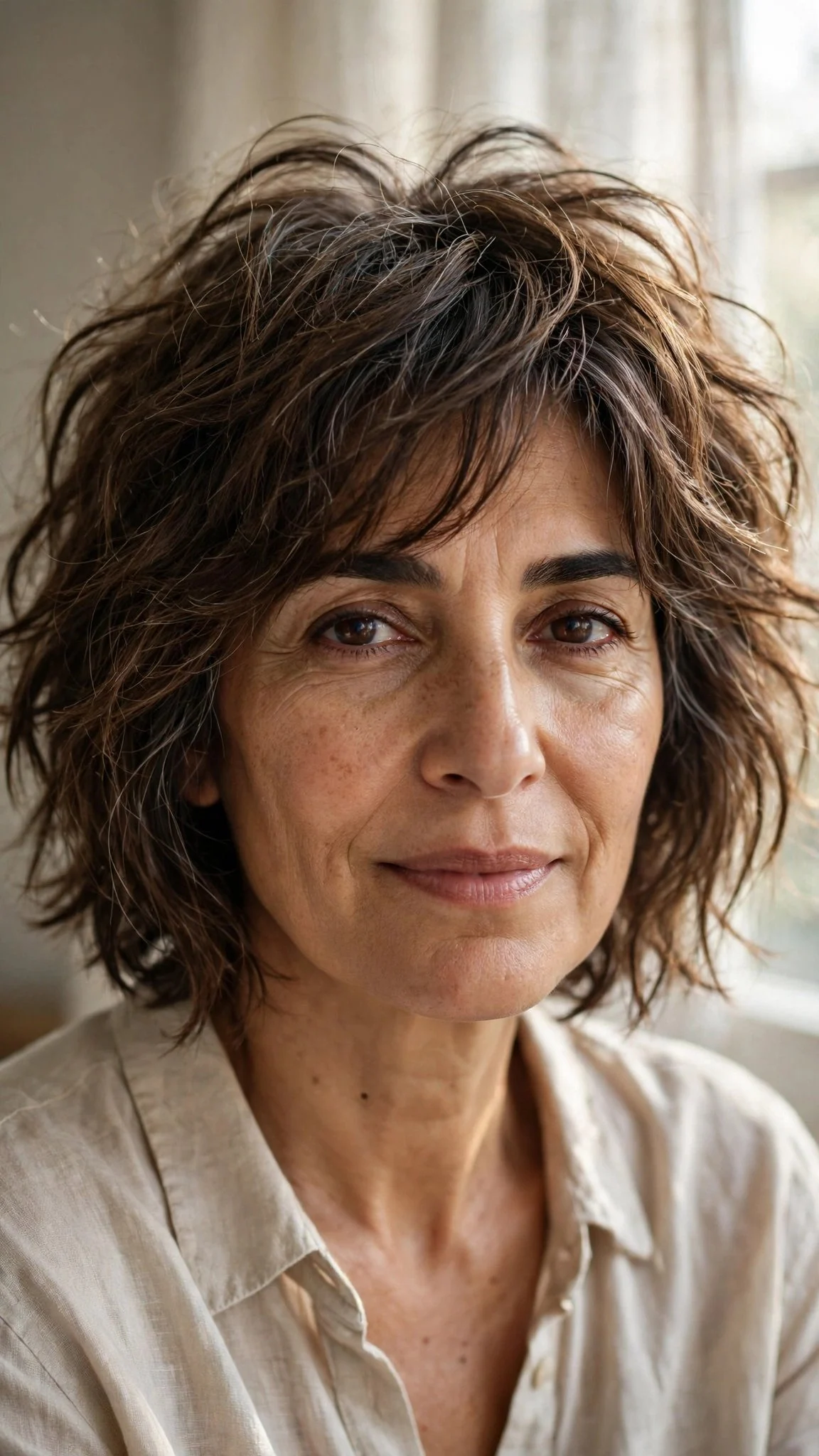 Effortless Undone Choppy Bob